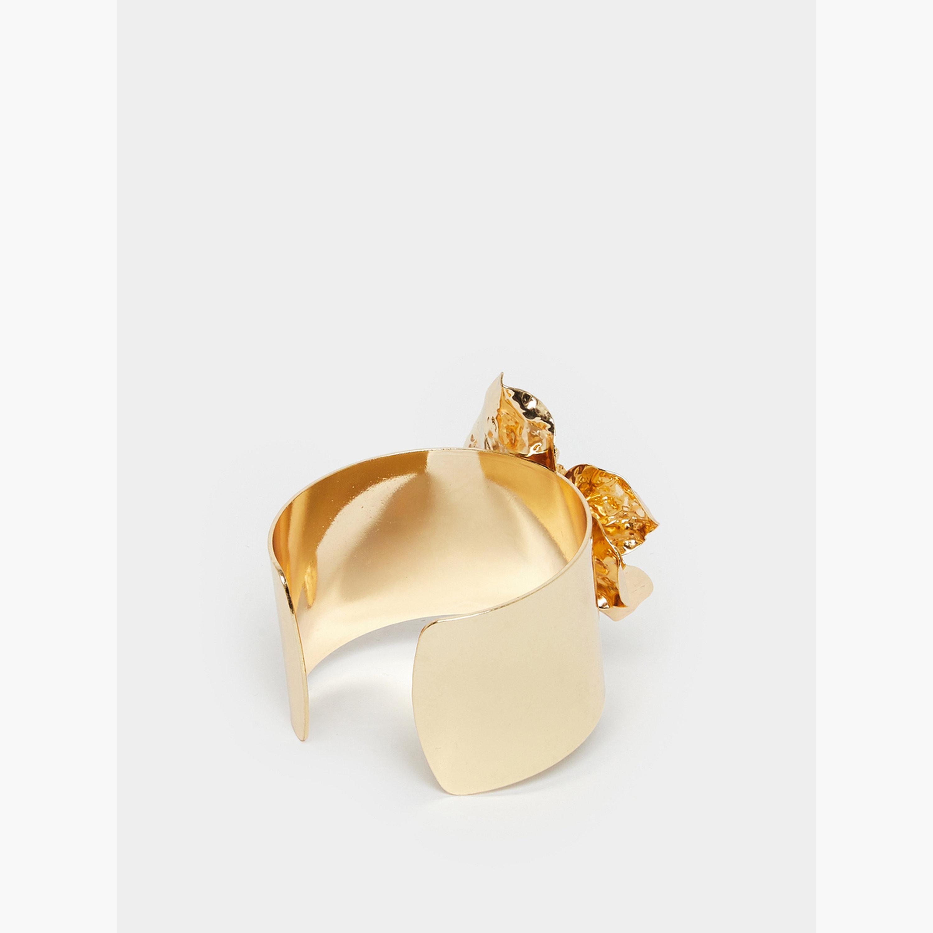 سوار كف بتصميم زهرة-women-watchesandjewellery-jewellery-banglesandbracelets-image-2