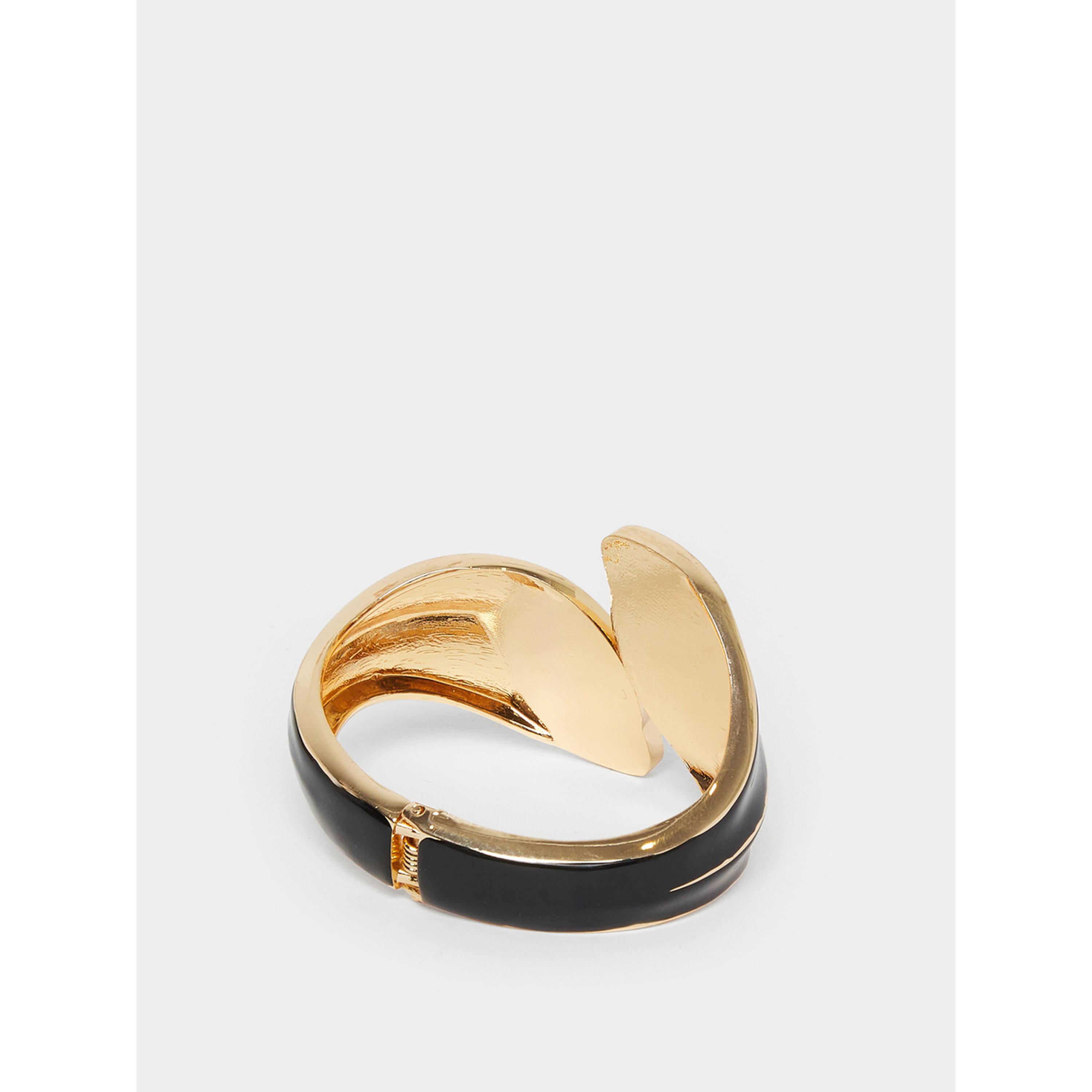 سوار كاف بتصميم ورقة شجر-women-watchesandjewellery-jewellery-banglesandbracelets-image-2