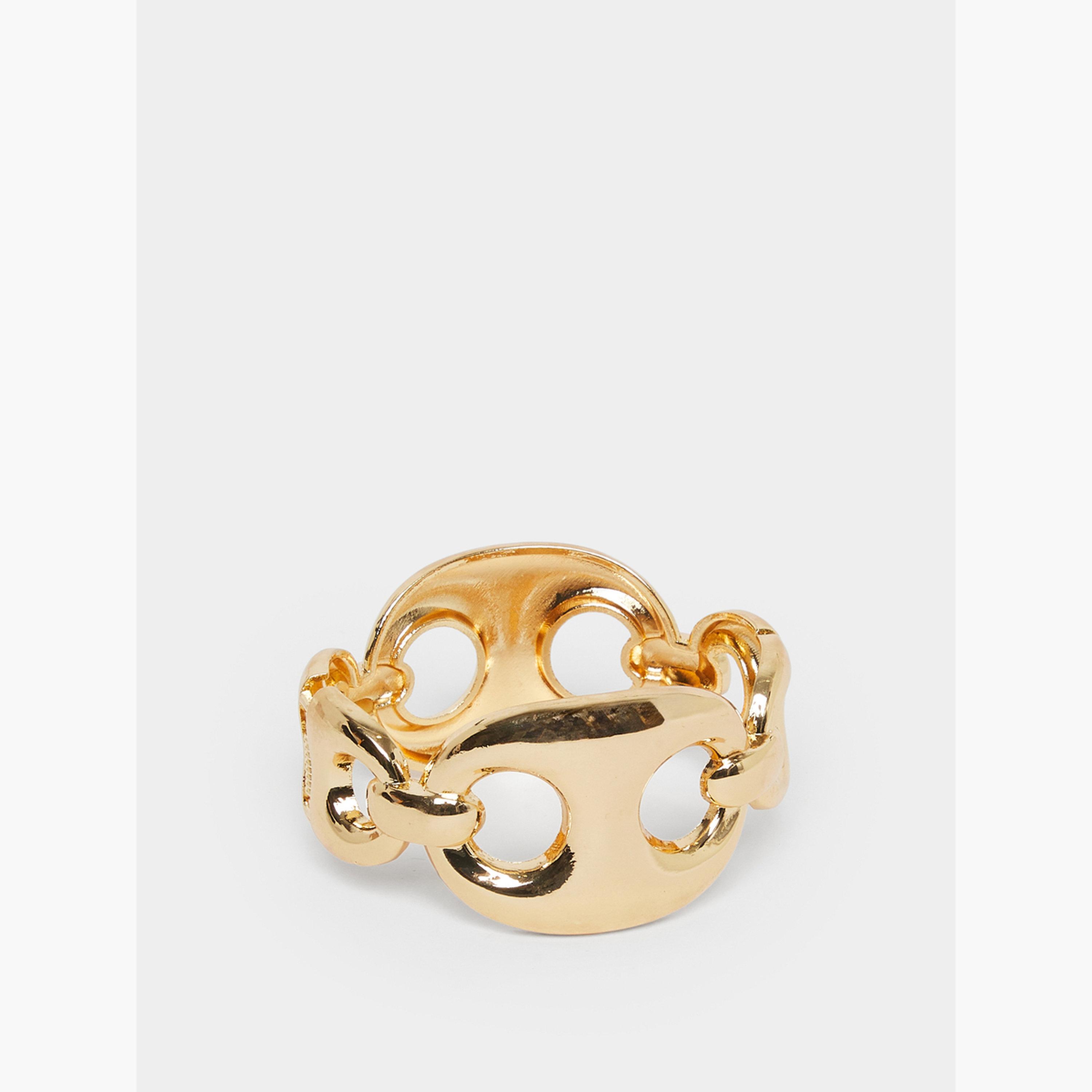 Styli Textured Link Bracelet-women-watchesandjewellery-jewellery-banglesandbracelets-image-1