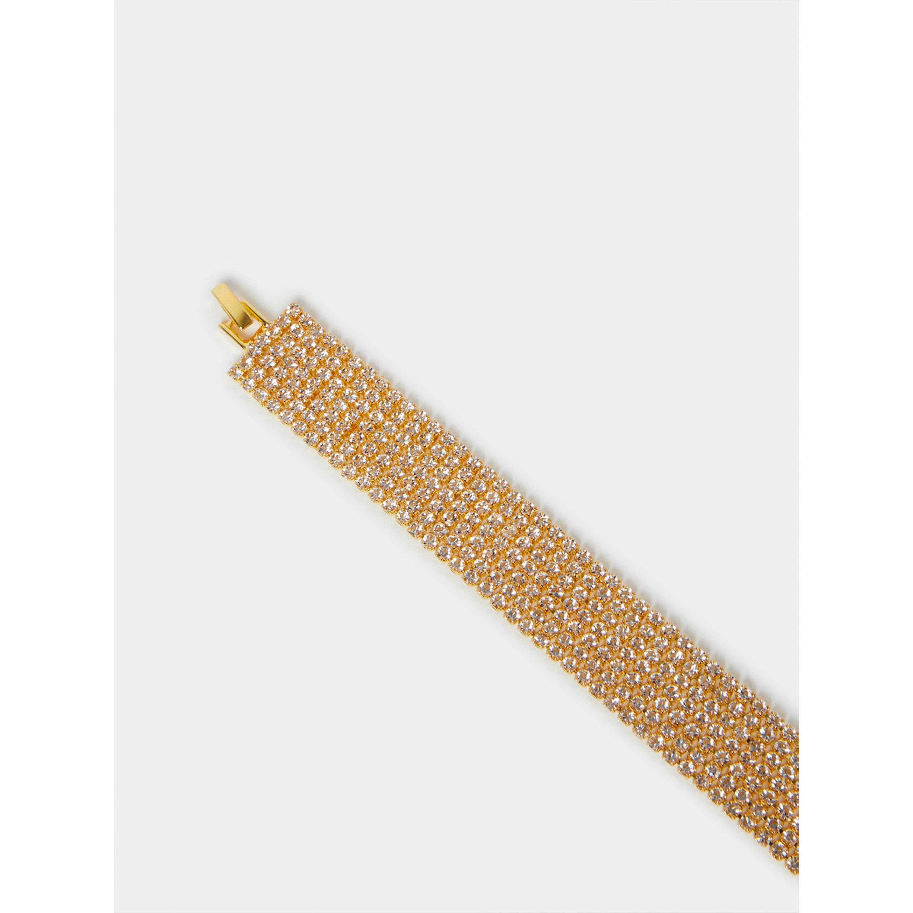 Styli Gold Rhinestone Bangle Bracelet-women-watchesandjewellery-jewellery-banglesandbracelets-image-4