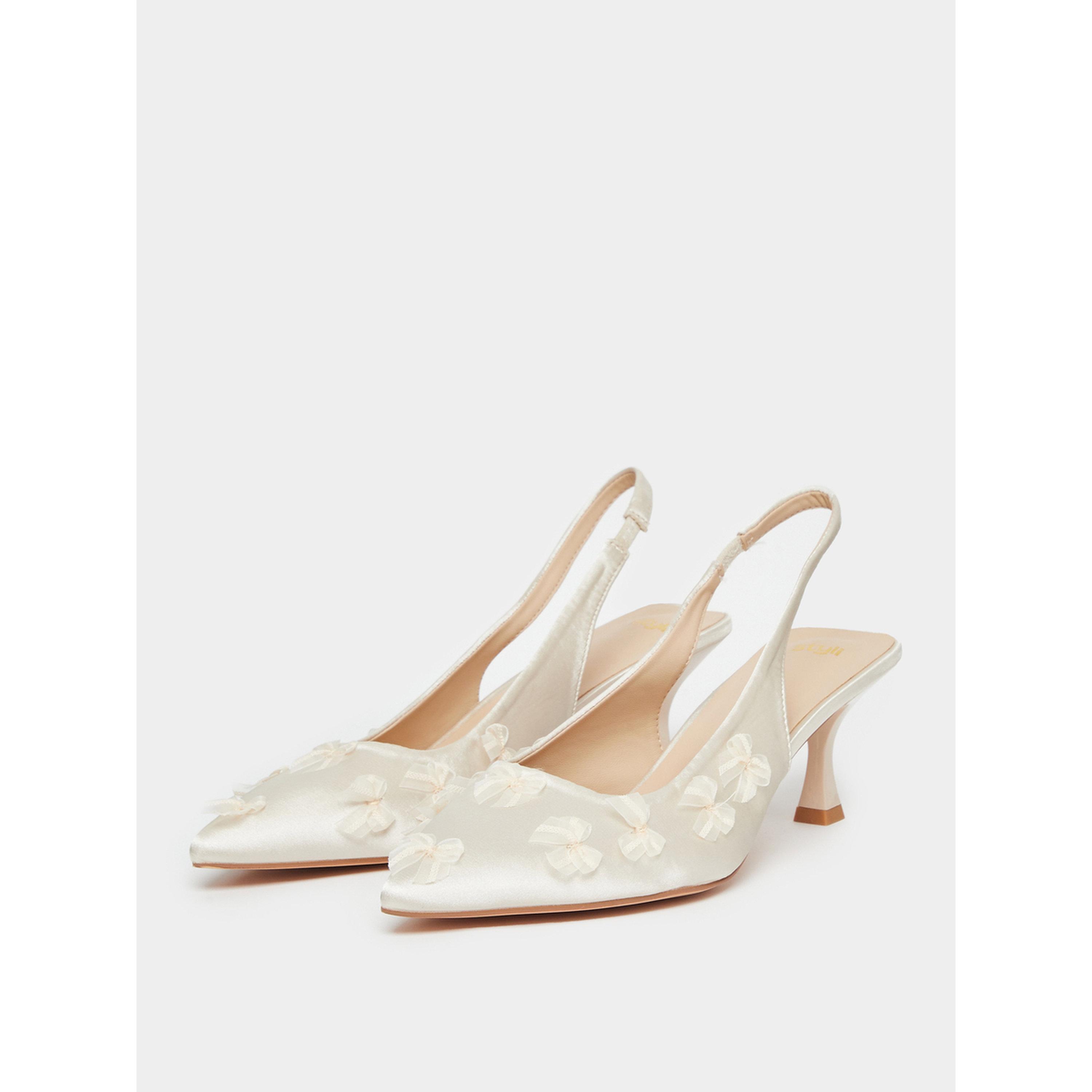 حذاء بحزام خلفي وبطبعة زهور-women-shoes-heels-image-1