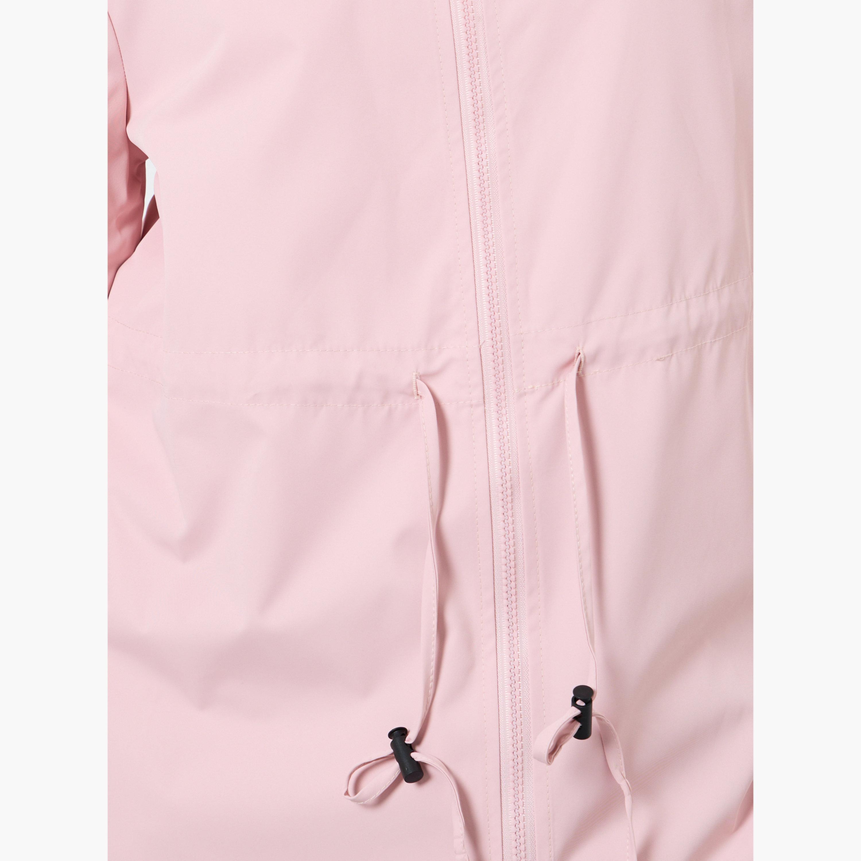 Take Two Women Solid Zip Up Drawstring Waist Hooded Jacket-women-winterwear-coatsandjackets-jackets-image-3