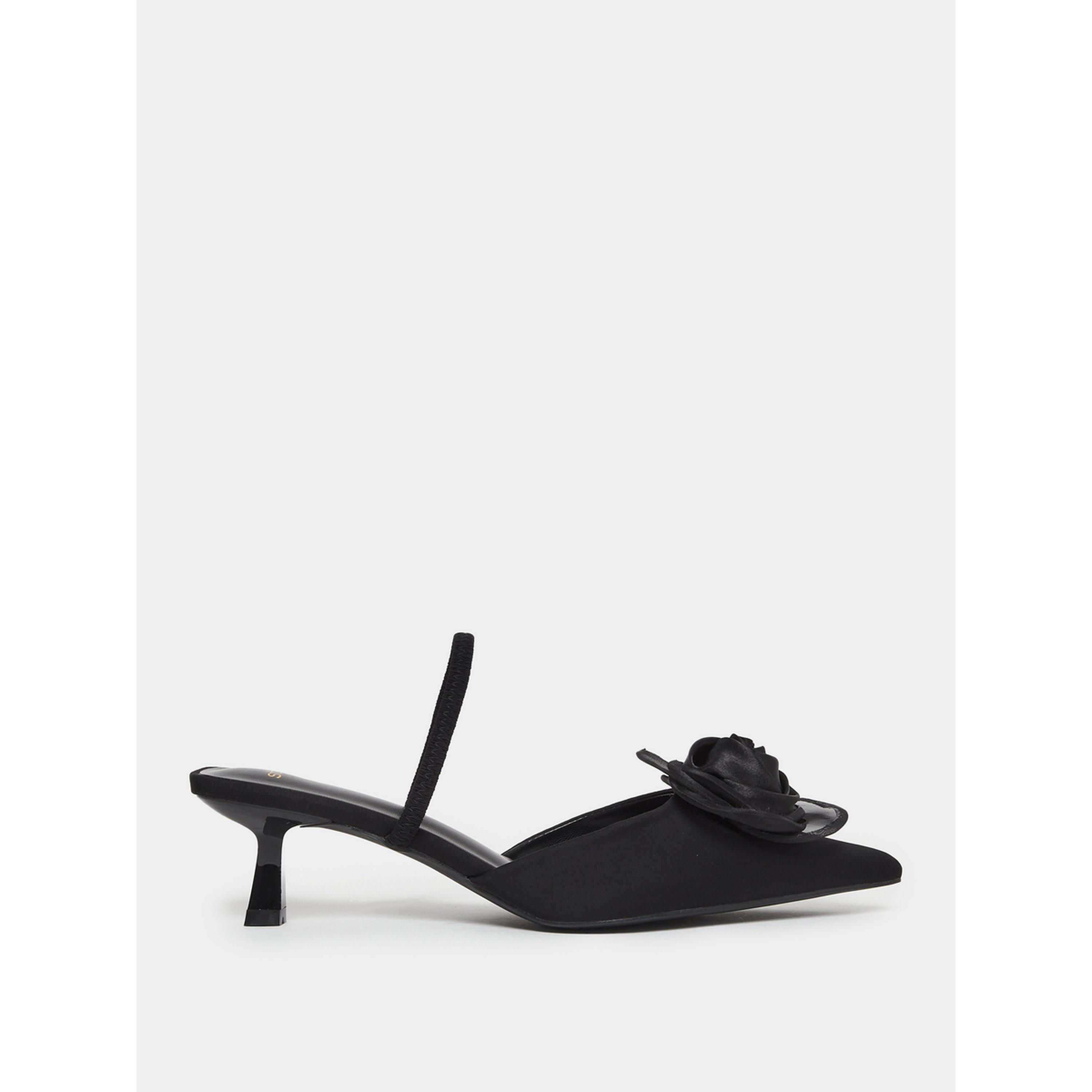 حذاء ساتان بتفاصيل زهور-women-shoes-heels-image-2