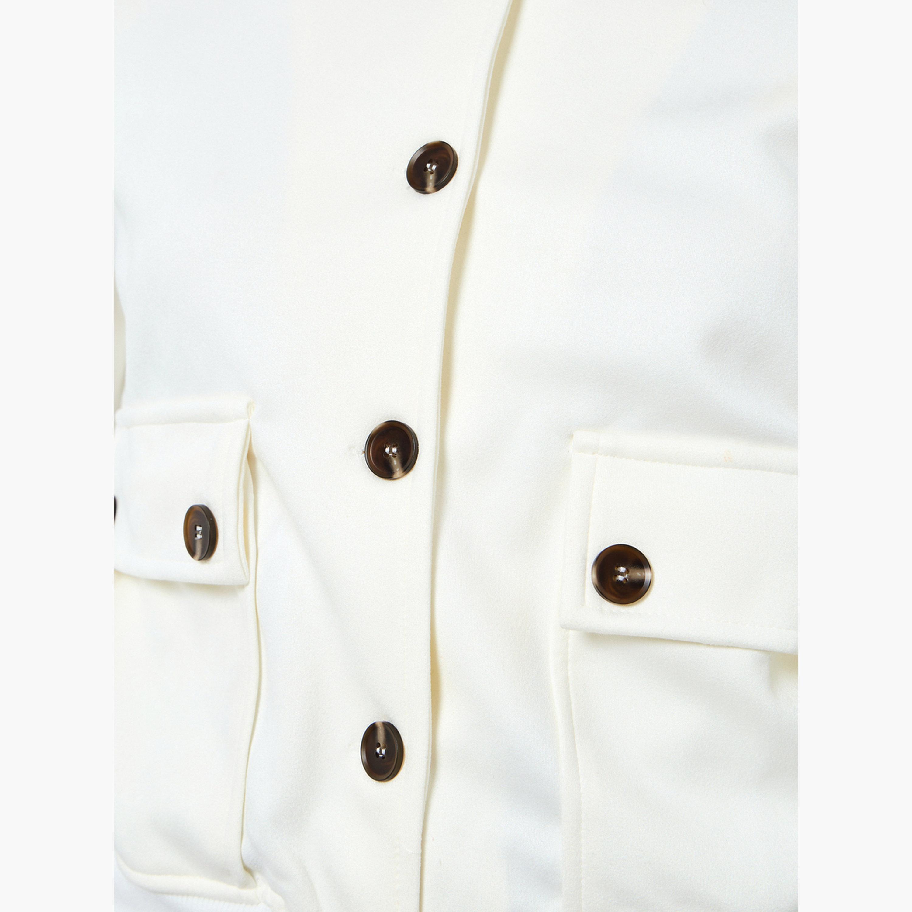 Take Two Women Solid Button Front Long Sleeve Jacket-women-winterwear-coatsandjackets-jackets-image-4