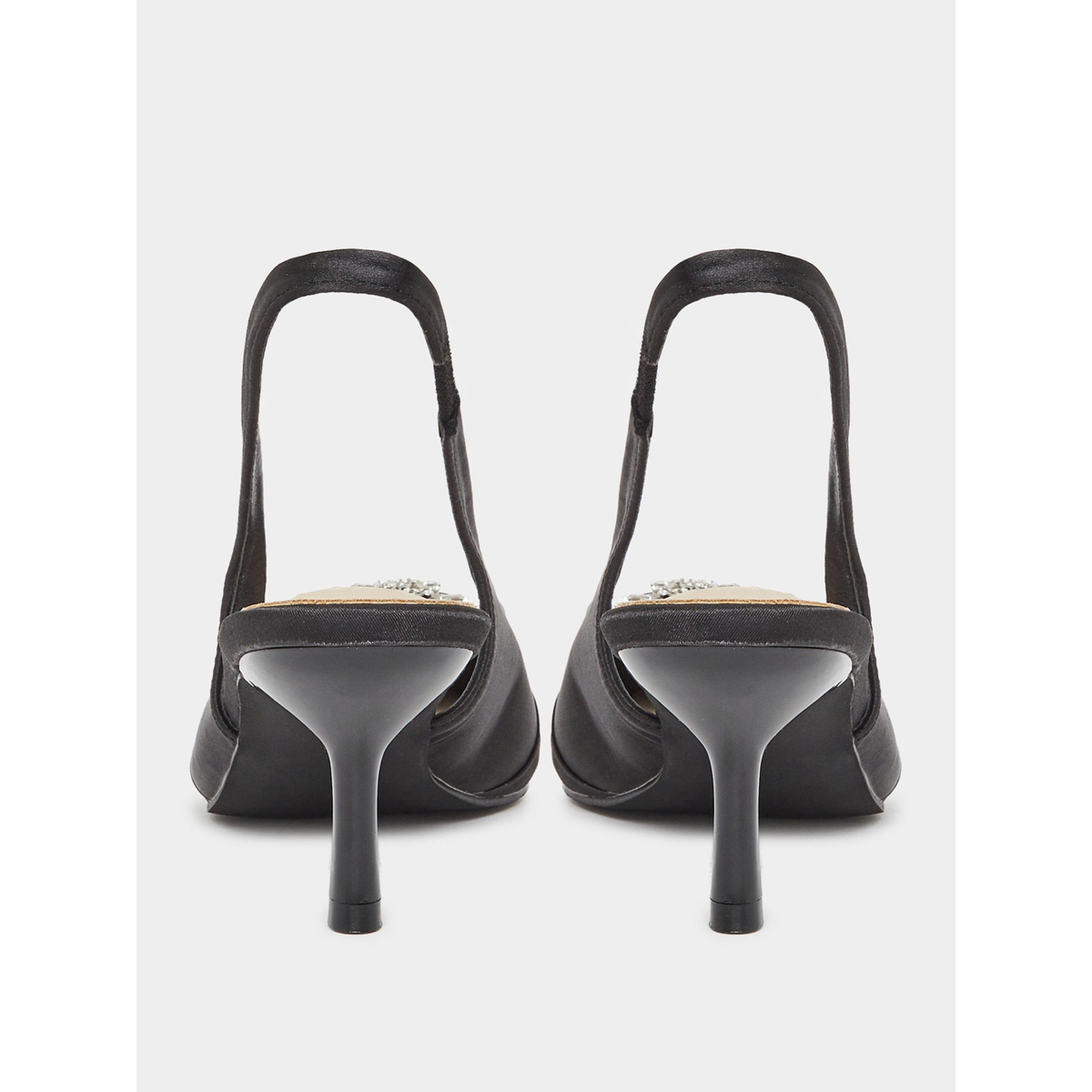 حذاء كعب منخفض بحزام خلفي ومزينة-women-shoes-heels-image-4