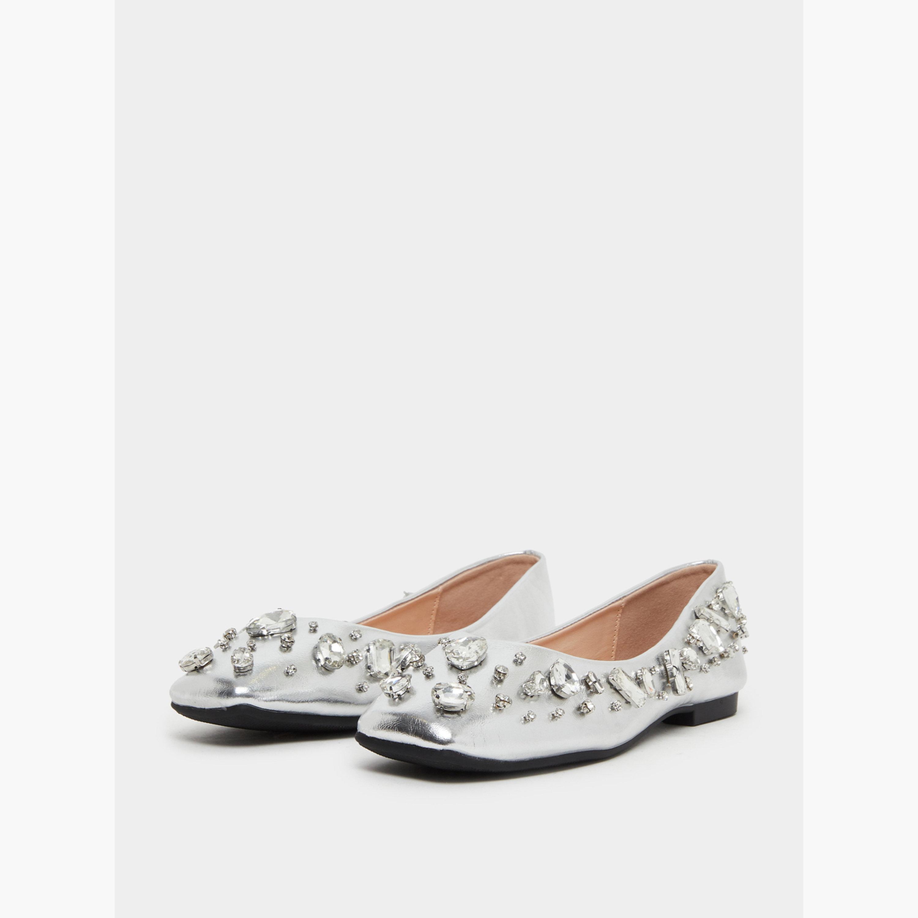 حذاء باليرينا مزين-women-shoes-ballerinas-image-1