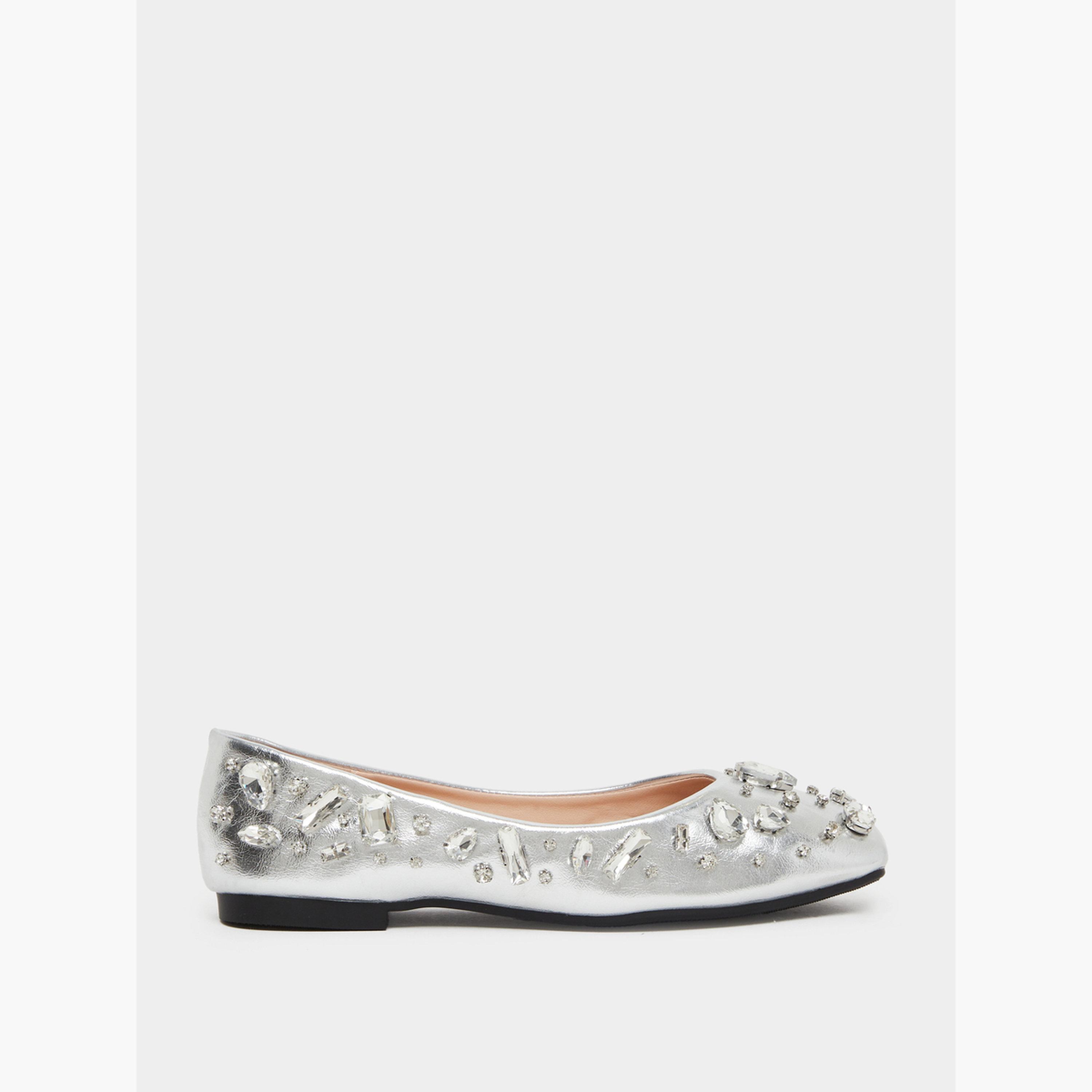 حذاء باليرينا مزين-women-shoes-ballerinas-image-2