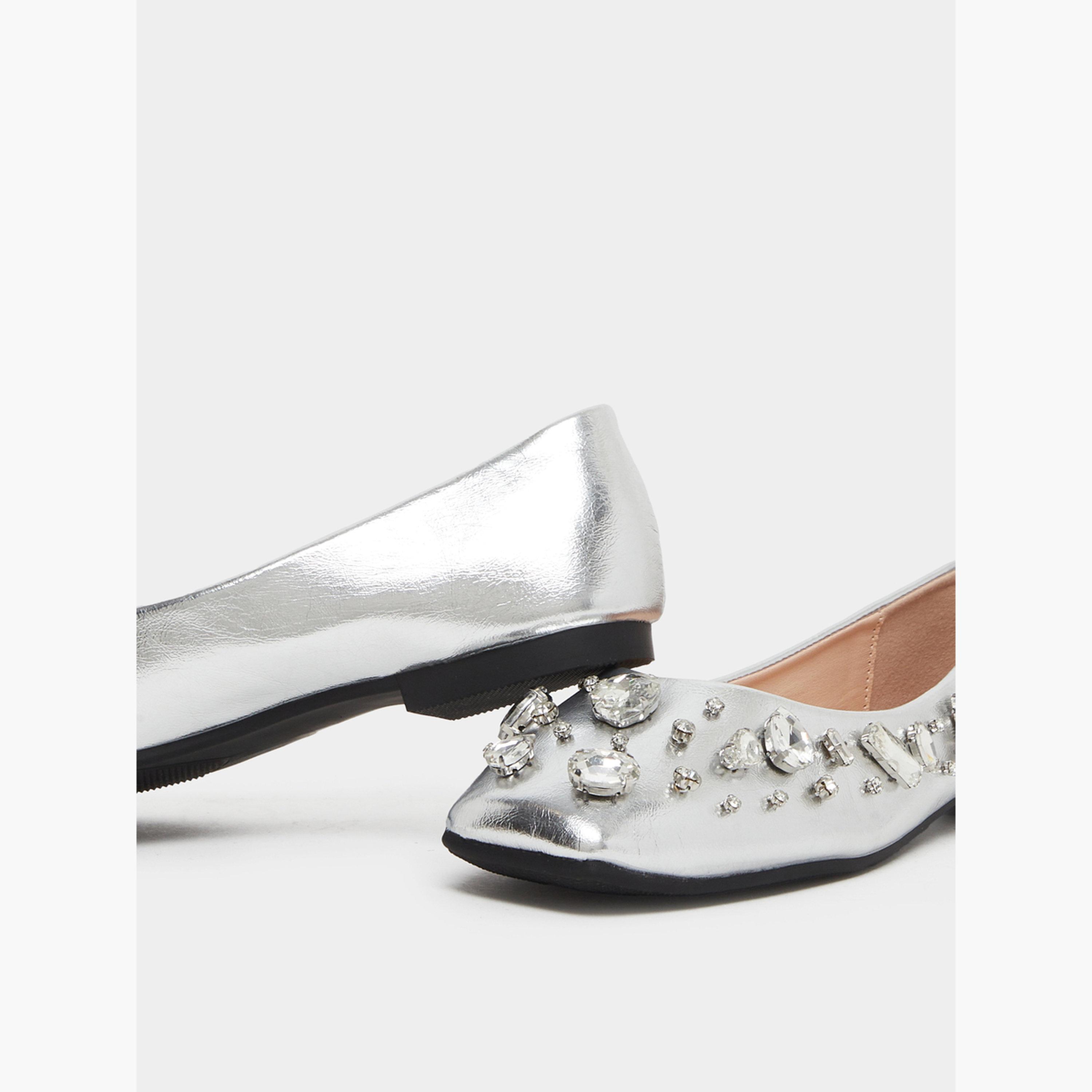 حذاء باليرينا مزين-women-shoes-ballerinas-image-3