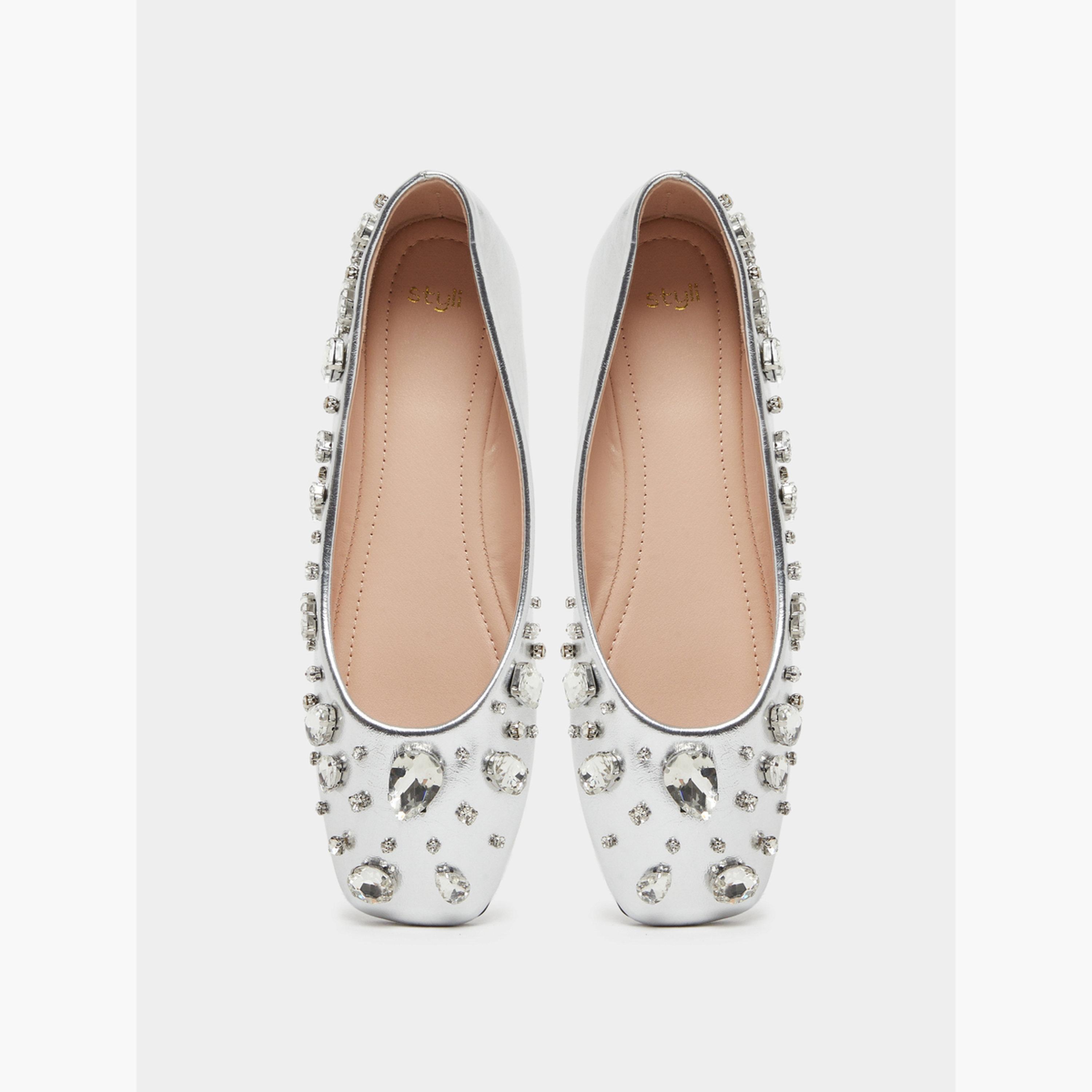 حذاء باليرينا مزين-women-shoes-ballerinas-image-5