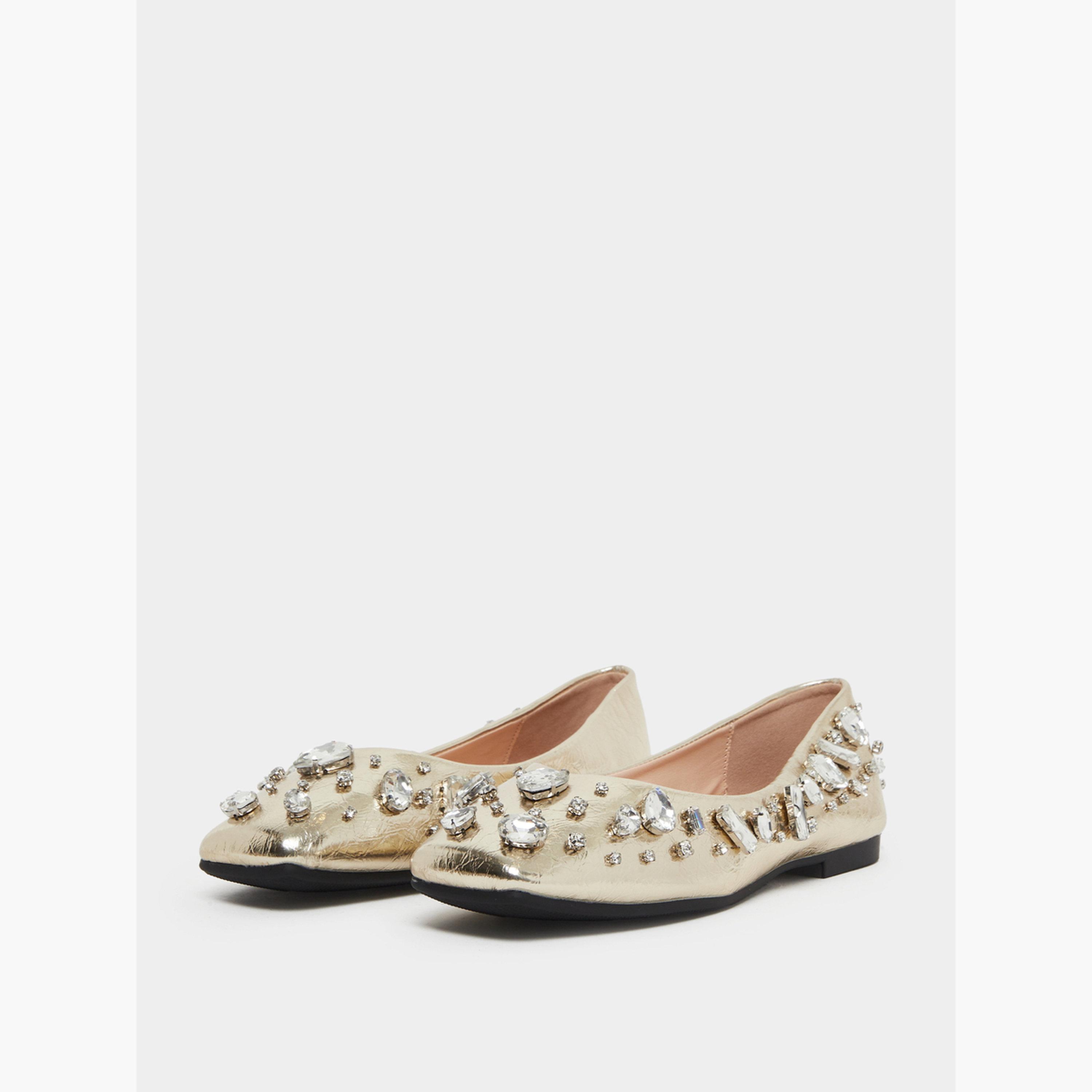 حذاء باليرينا مزين-women-shoes-ballerinas-image-1