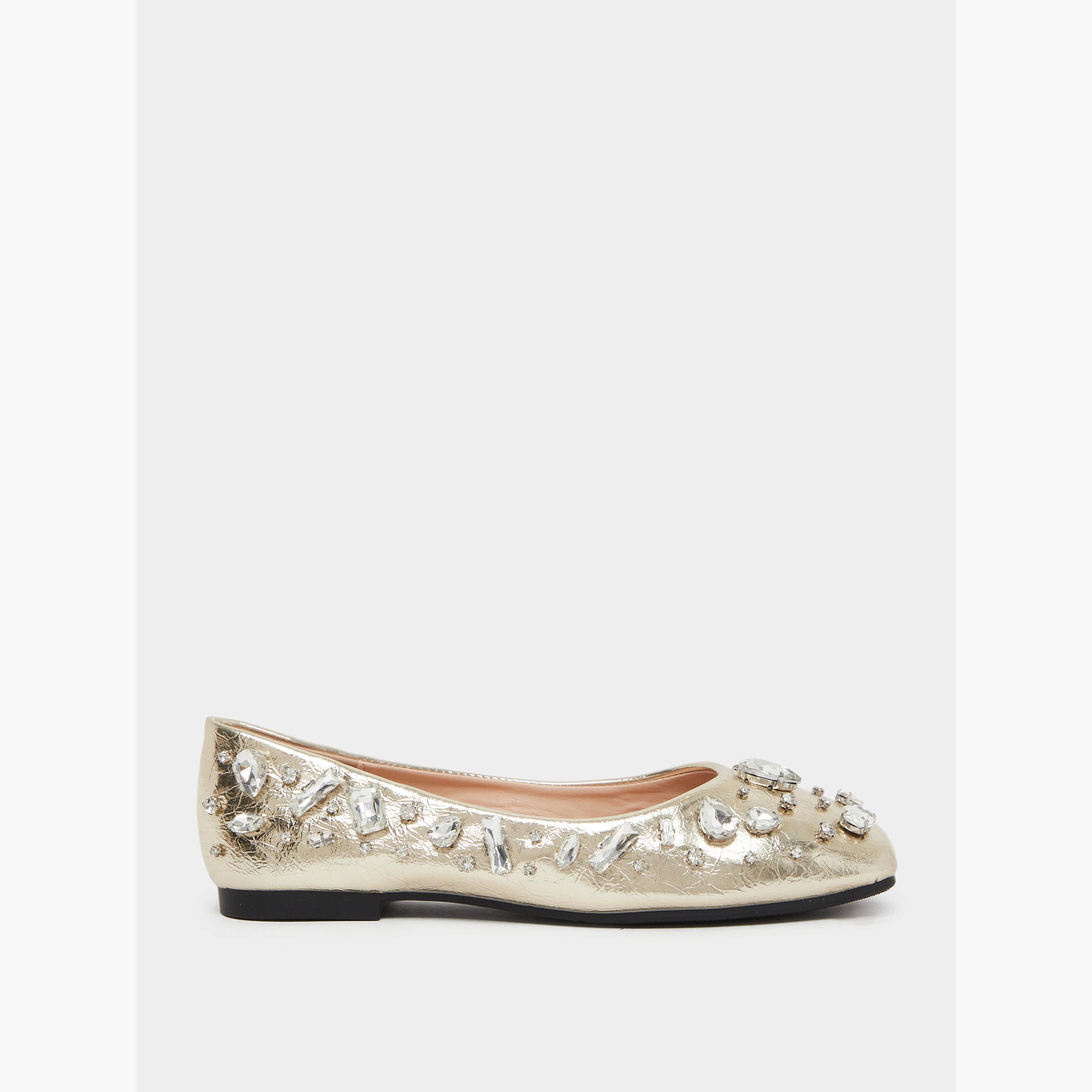 حذاء باليرينا مزين-women-shoes-ballerinas-image-2