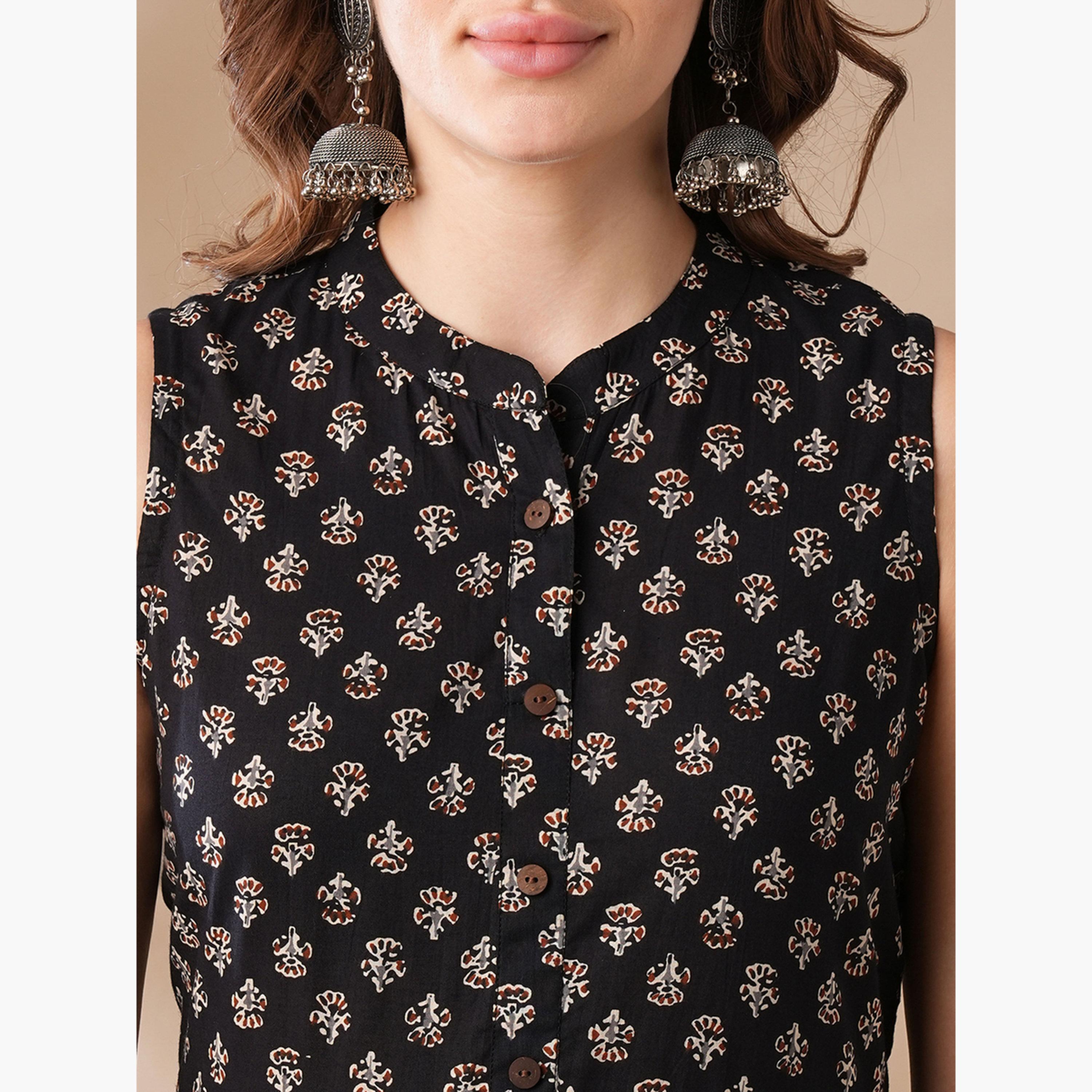 غلوبوص × ستايلي - فستان ماكسي متعدد الطبقات مورّد-women-clothing-ethnicwear-dresses-image-4