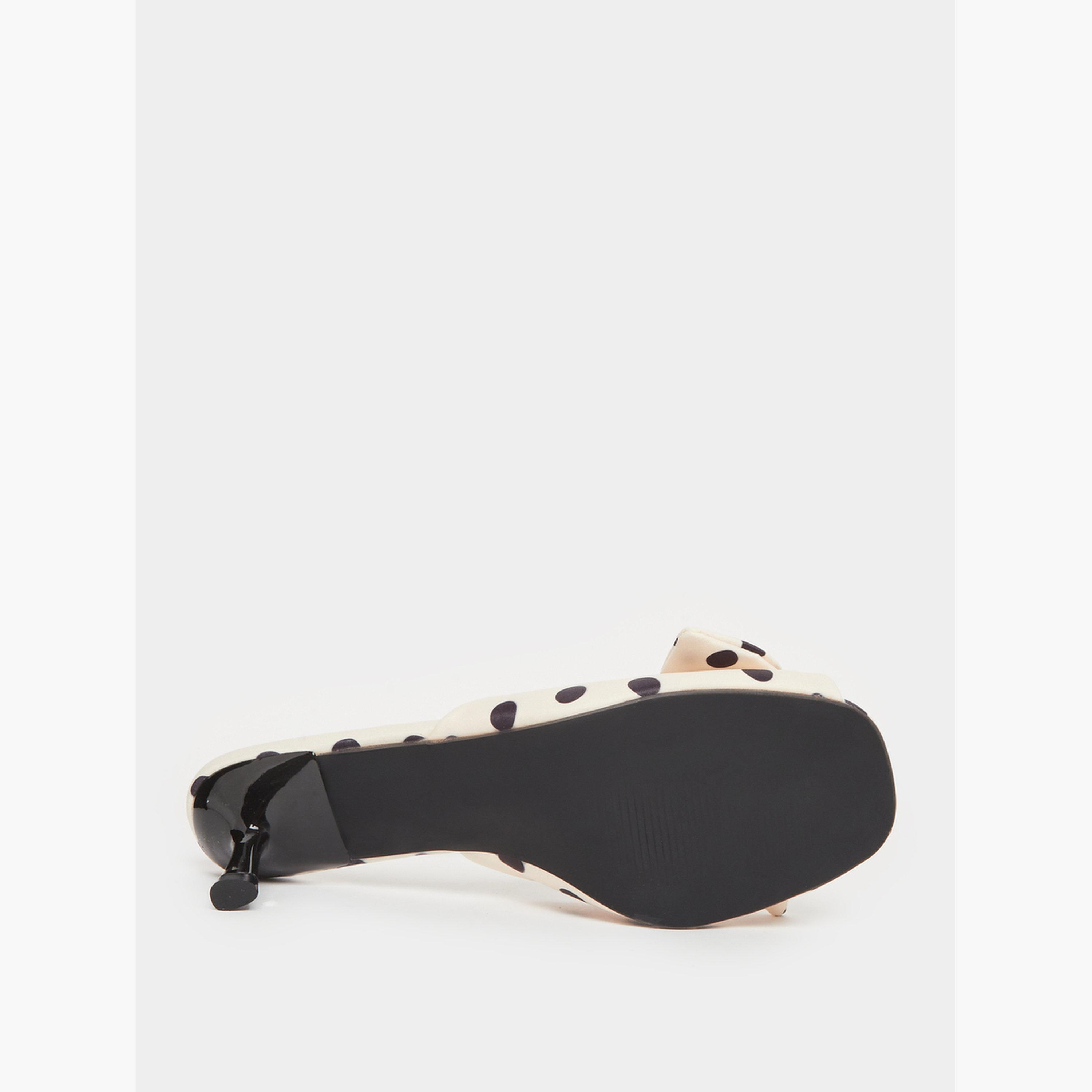 صندل بكعب قطة وطبعة نقاط بولكا-women-shoes-sandals-heeled-image-6