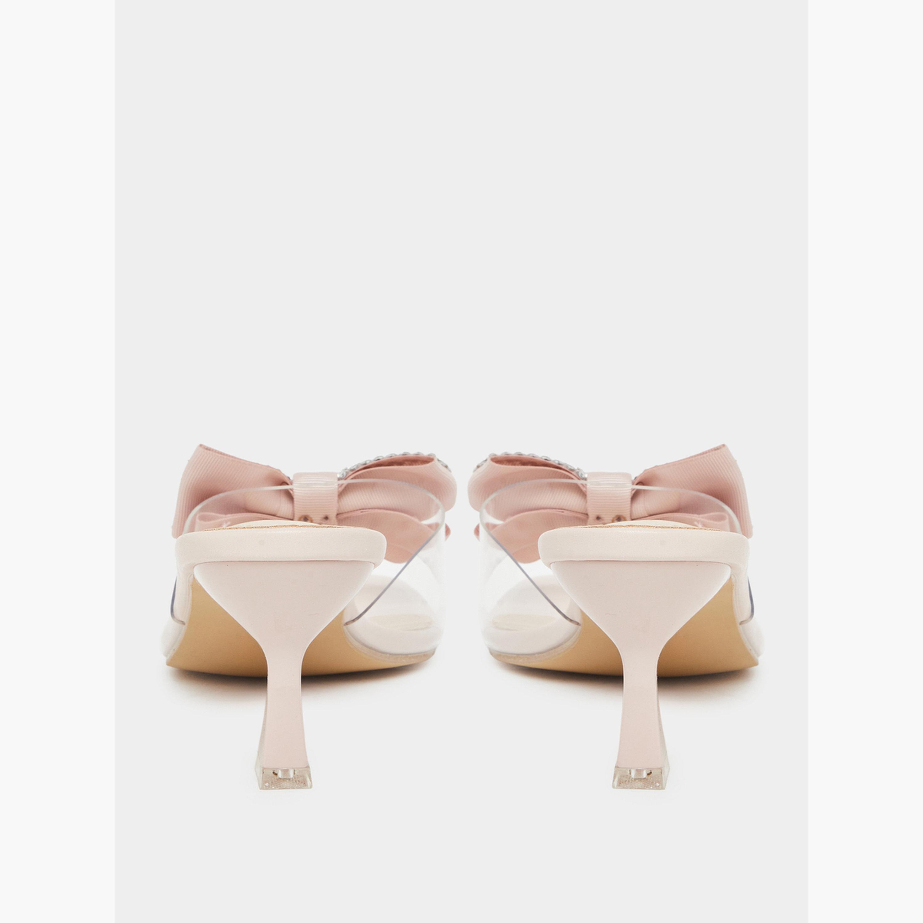 صندل بكعب صغير وتفاصيل فيونكة-women-shoes-heels-image-4