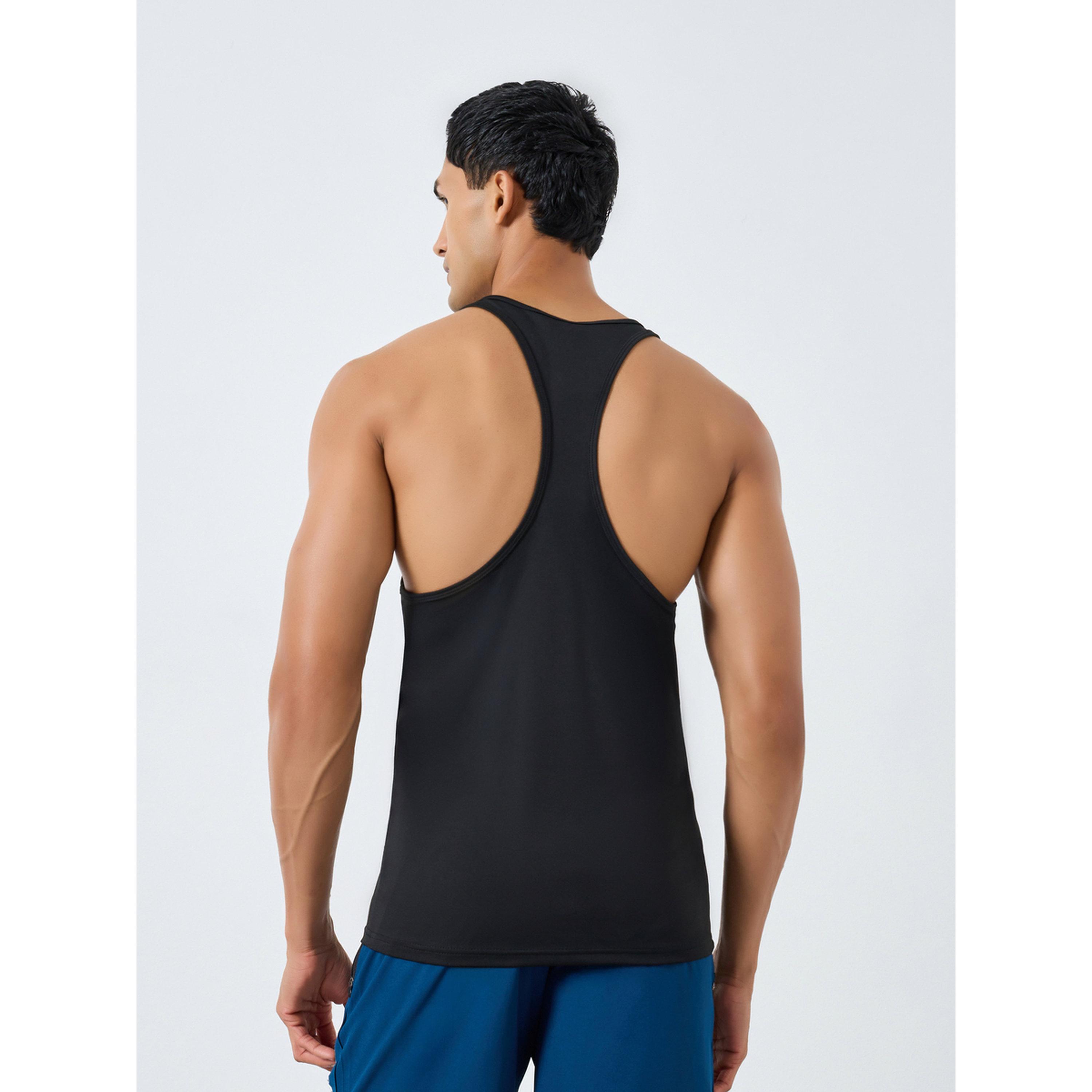 Styli Men Black Graphic Print Training Tank-men-clothing-sportswearandactivewear-tshirtsandpolos-image-3