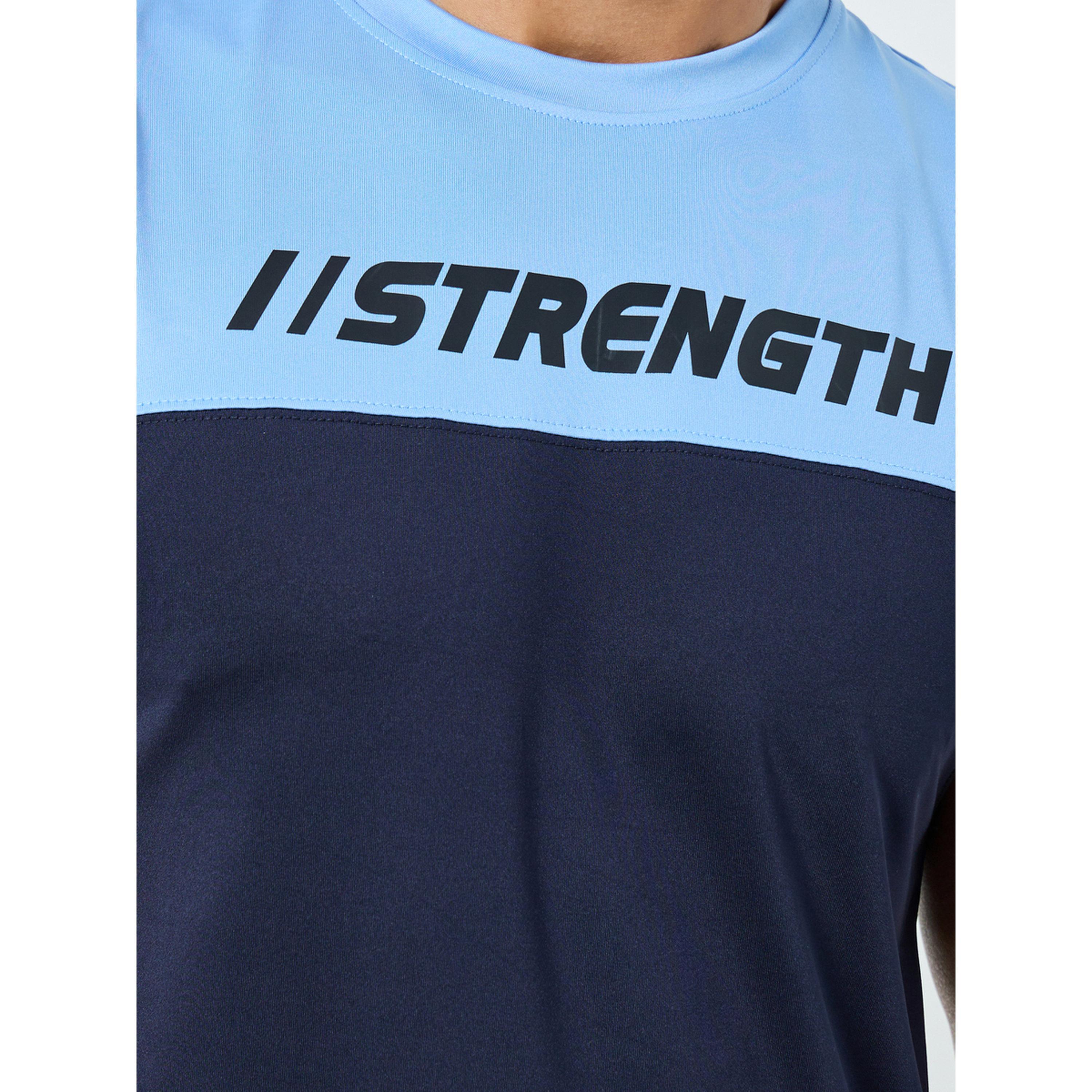 Styli Men Navy Color Block Training Tank-men-clothing-sportswearandactivewear-tshirtsandpolos-image-5