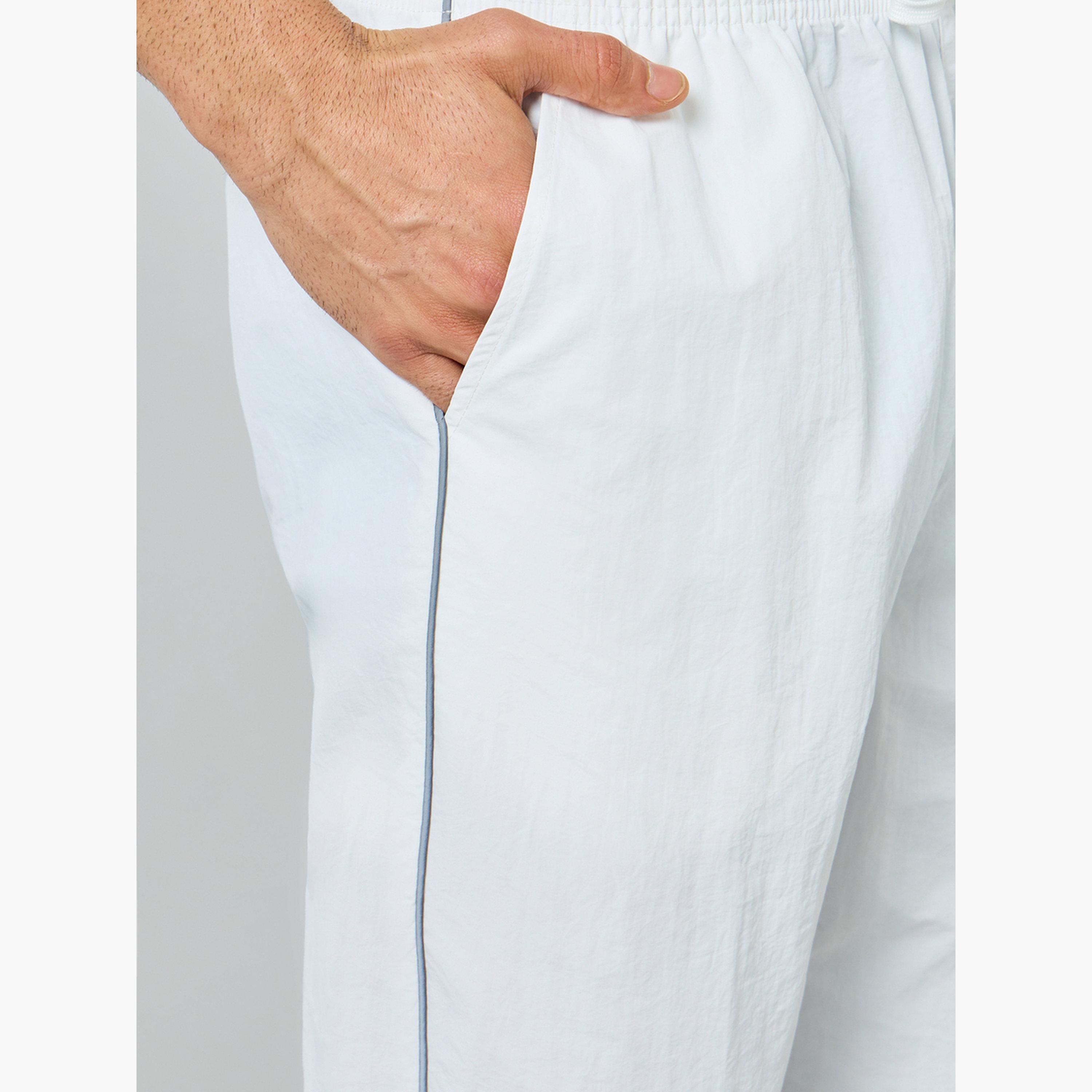 Styli Men White Solid Training Track Pant-men-clothing-sportswearandactivewear-bottoms-joggers-image-4