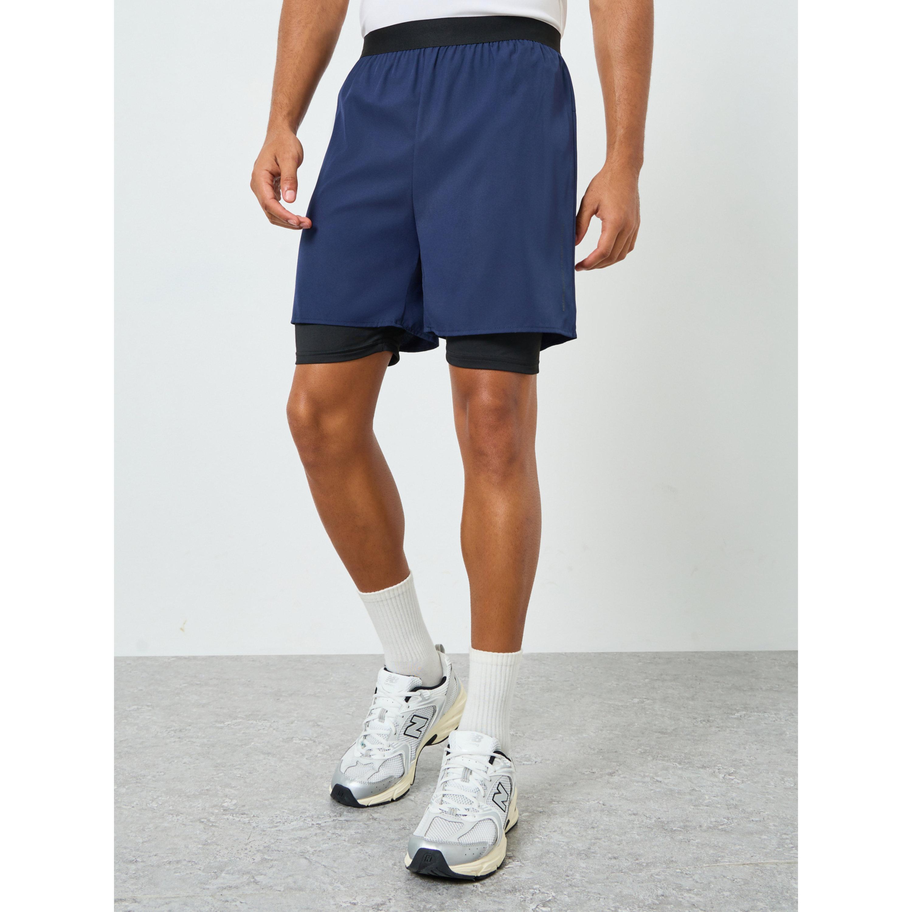 شورت جري رجالي أزرق رياضي-men-clothing-sportswearandactivewear-bottoms-shorts-image-1