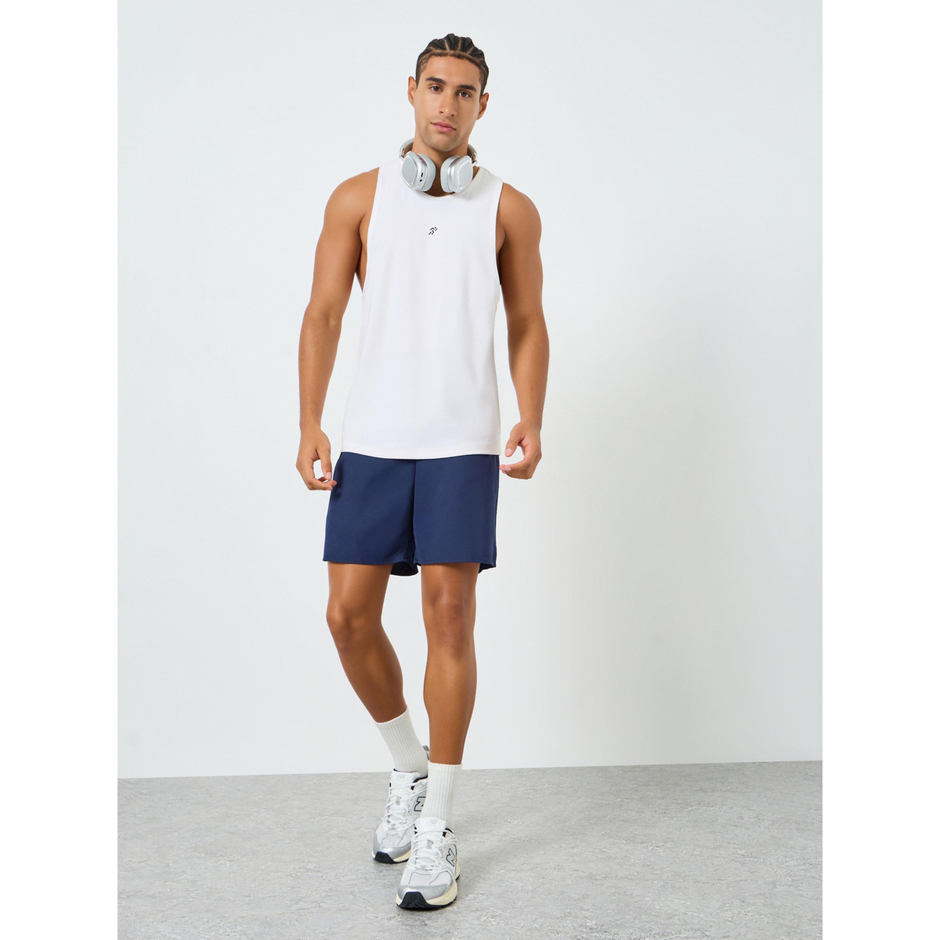 Styli Men Blue Performance Running Shorts-men-clothing-sportswearandactivewear-bottoms-shorts-image-2