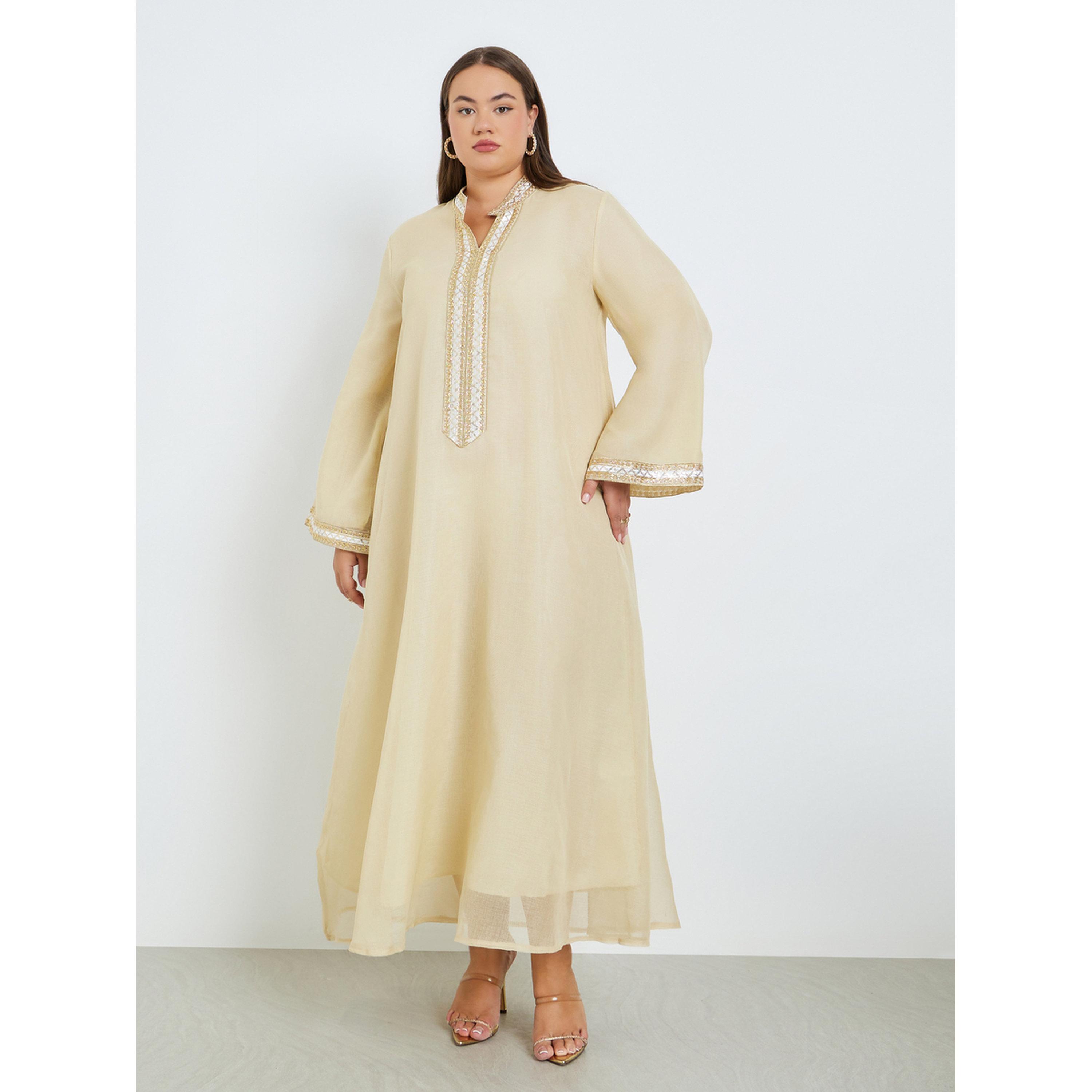 Styli Plus Size Embellished Jalabiya-women-arabicclothing-jalabiyas-image-1