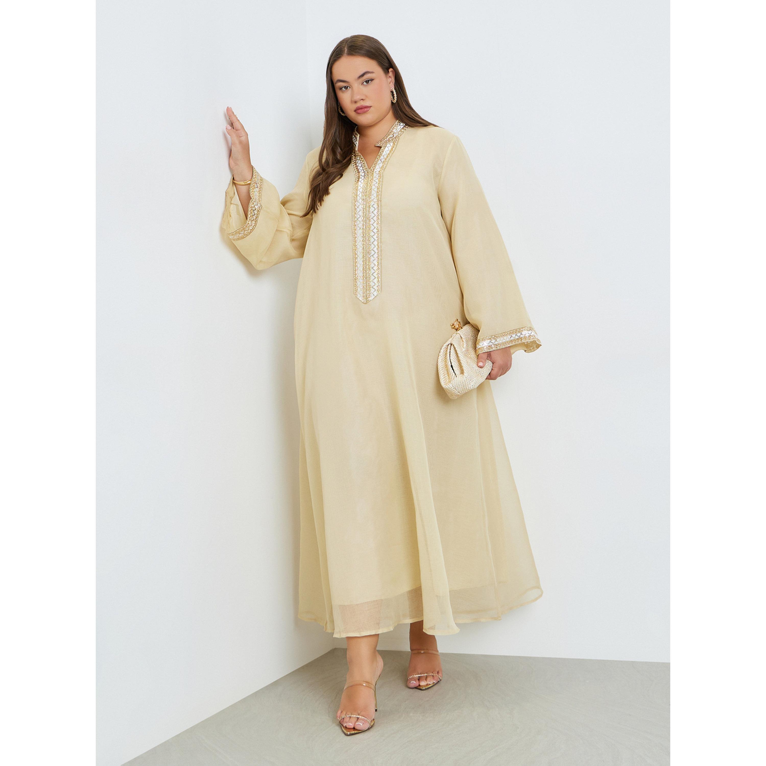 Styli Plus Size Embellished Jalabiya-women-arabicclothing-jalabiyas-image-2