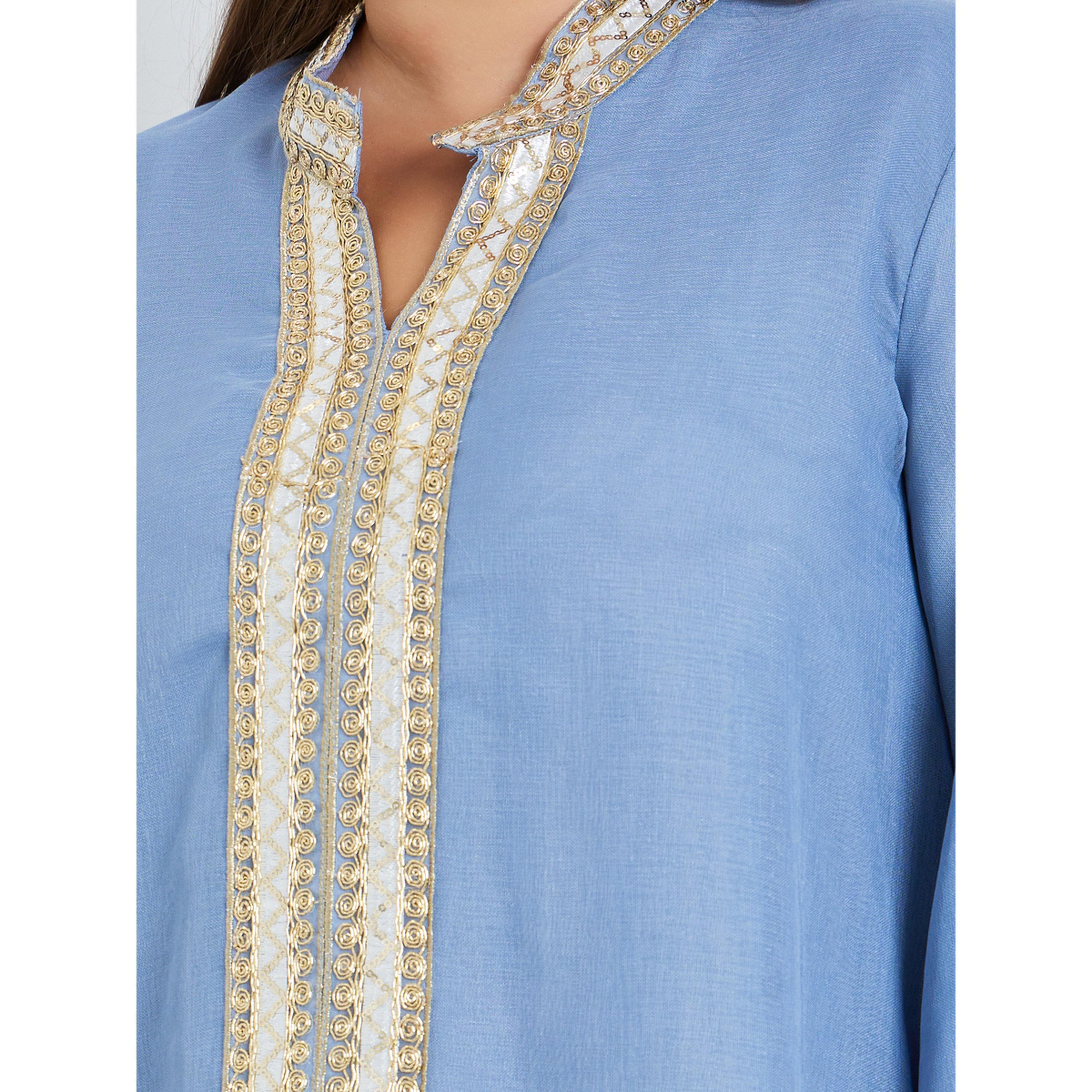 Styli Plus Size Embellished Maxi Jalabiya-women-arabicclothing-jalabiyas-image-4