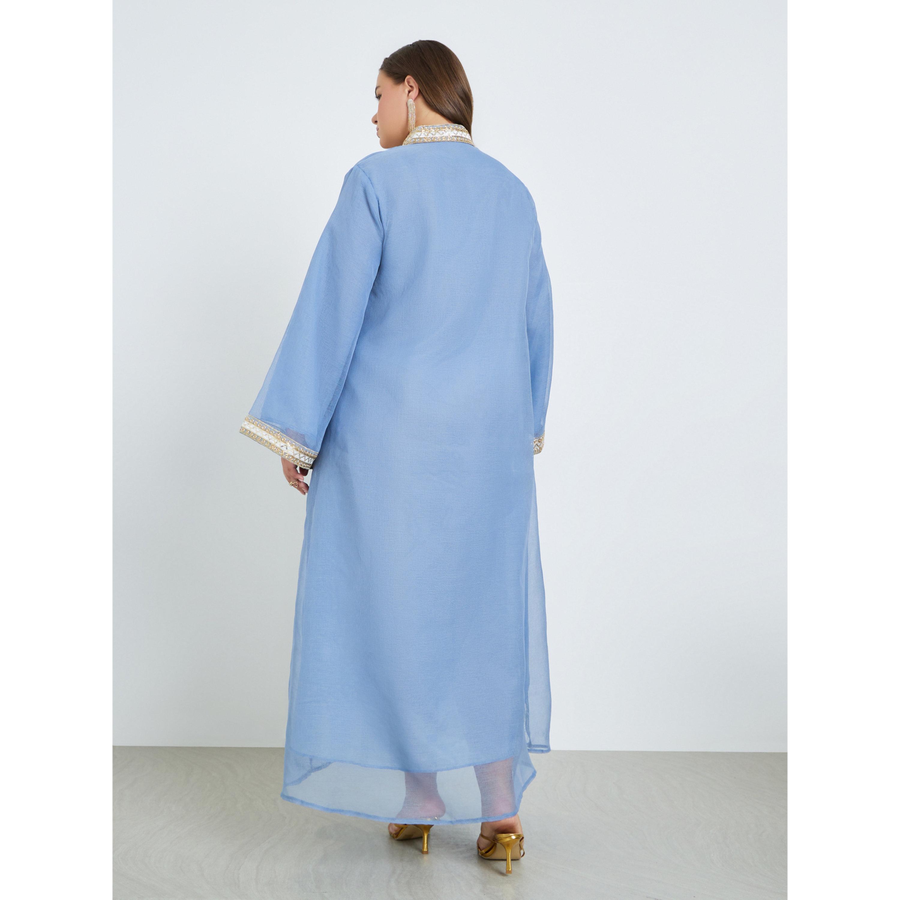 Styli Plus Size Embellished Maxi Jalabiya-women-arabicclothing-jalabiyas-image-5