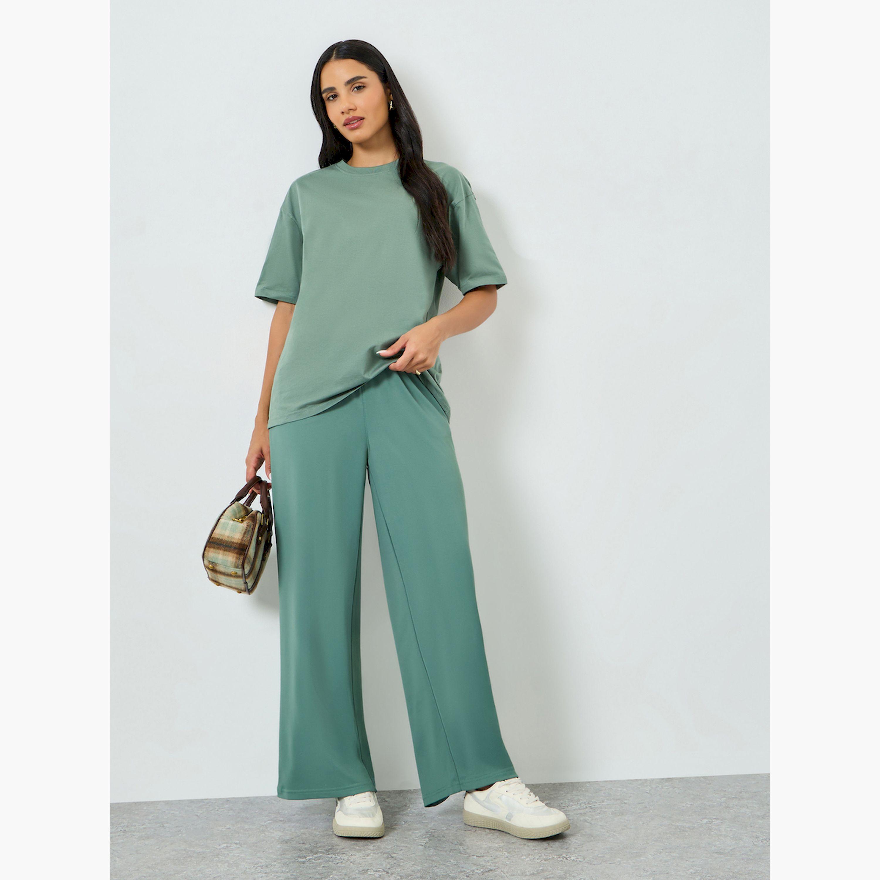 تيشيرت قطني بقصة واسعة-women-clothing-tshirts-image-2