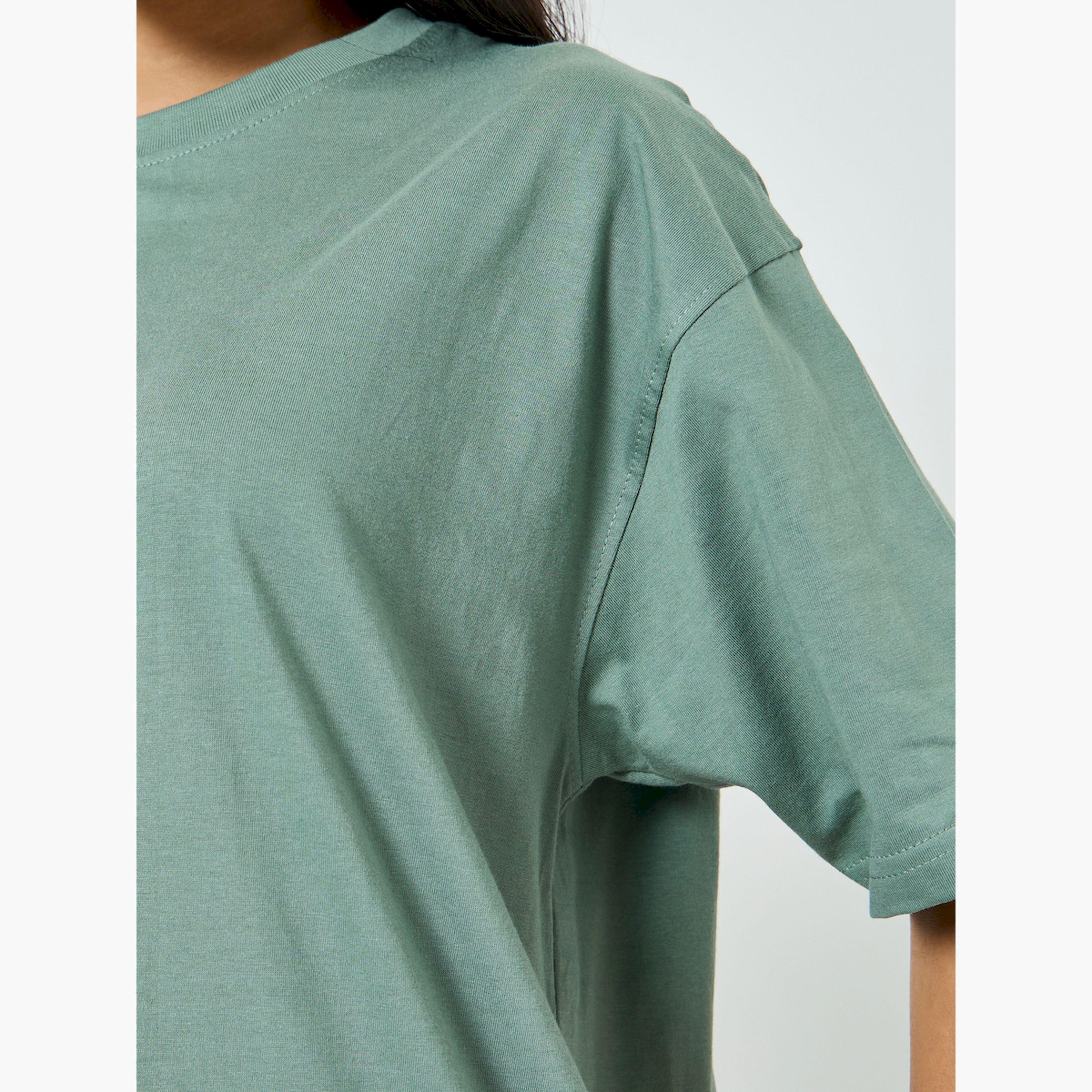 تيشيرت قطني بقصة واسعة-women-clothing-tshirts-image-5