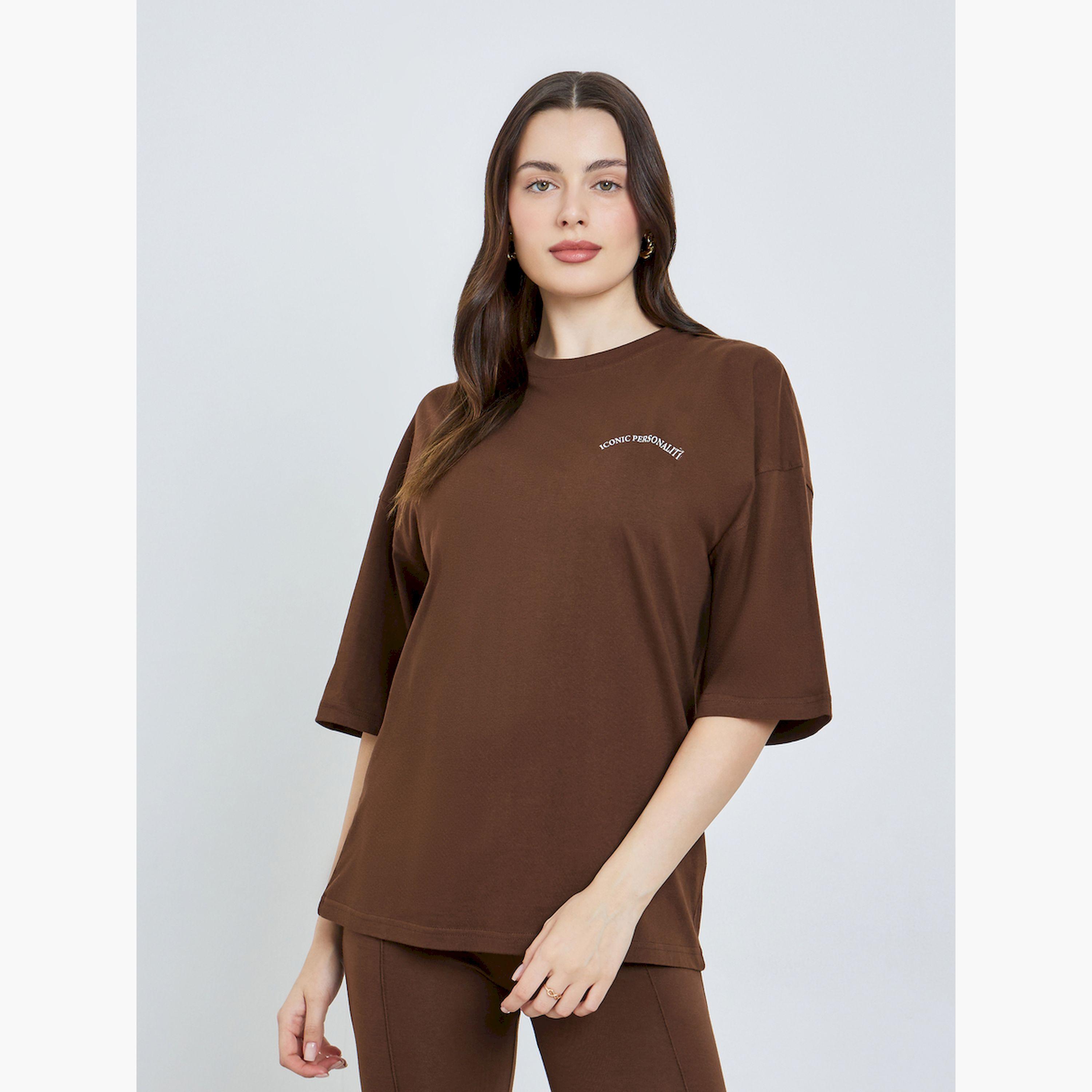 Styli Women Oversized Cotton Round Neck T-Shirt-women-clothing-tshirts-image-1