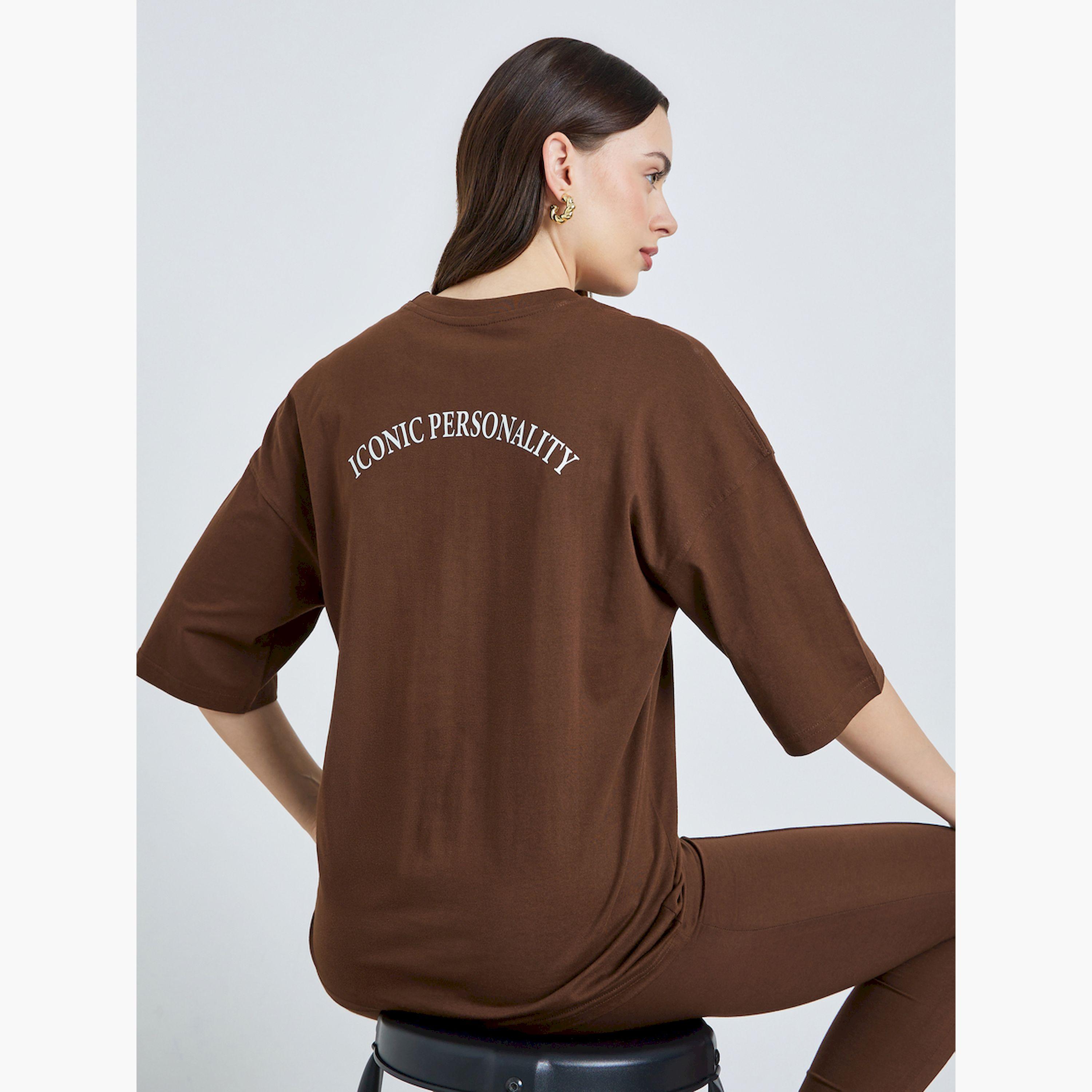Styli Women Oversized Cotton Round Neck T-Shirt-women-clothing-tshirts-image-3