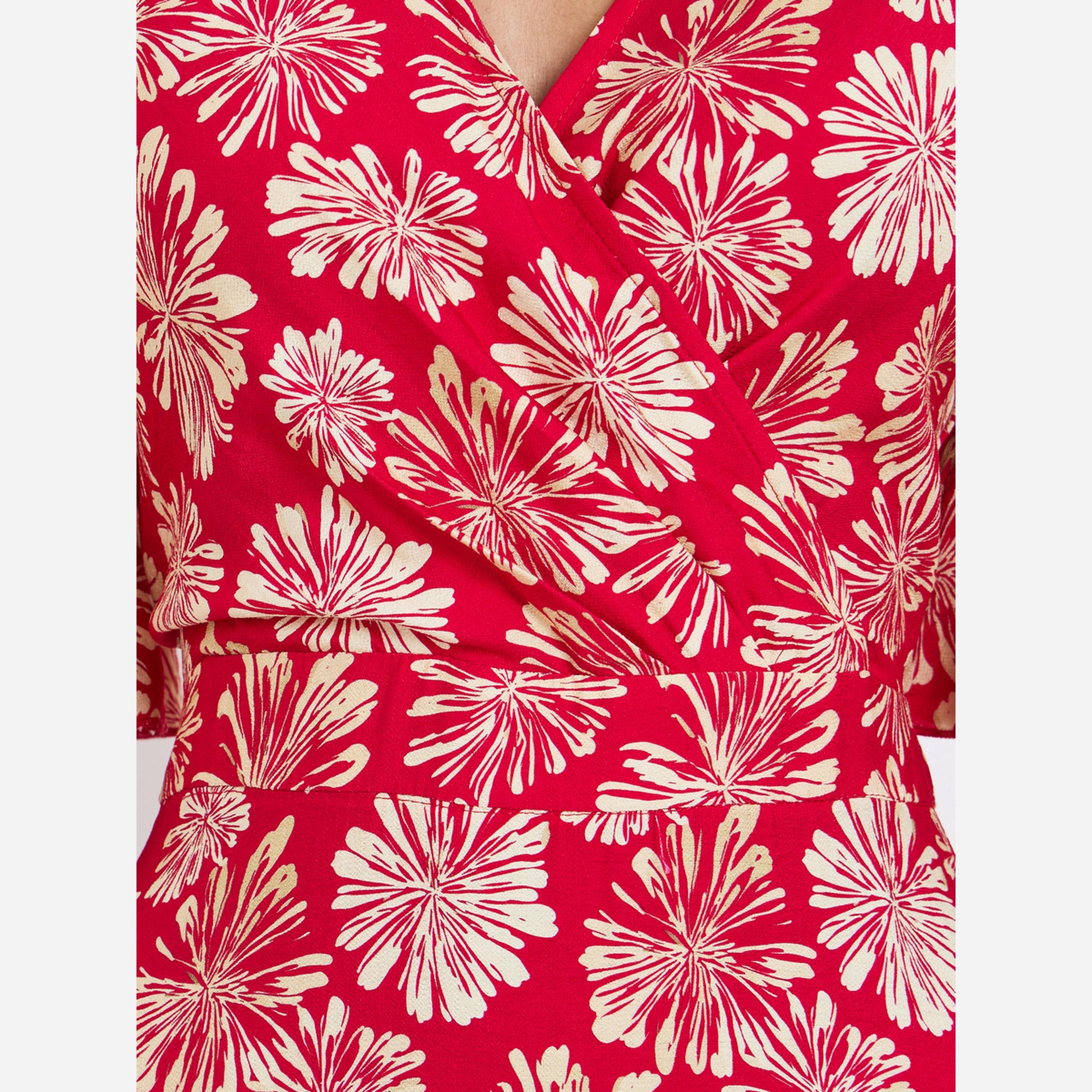 Styli Floral Half Sleeves A-Line Maxi Dress-women-clothing-dresses-image-4