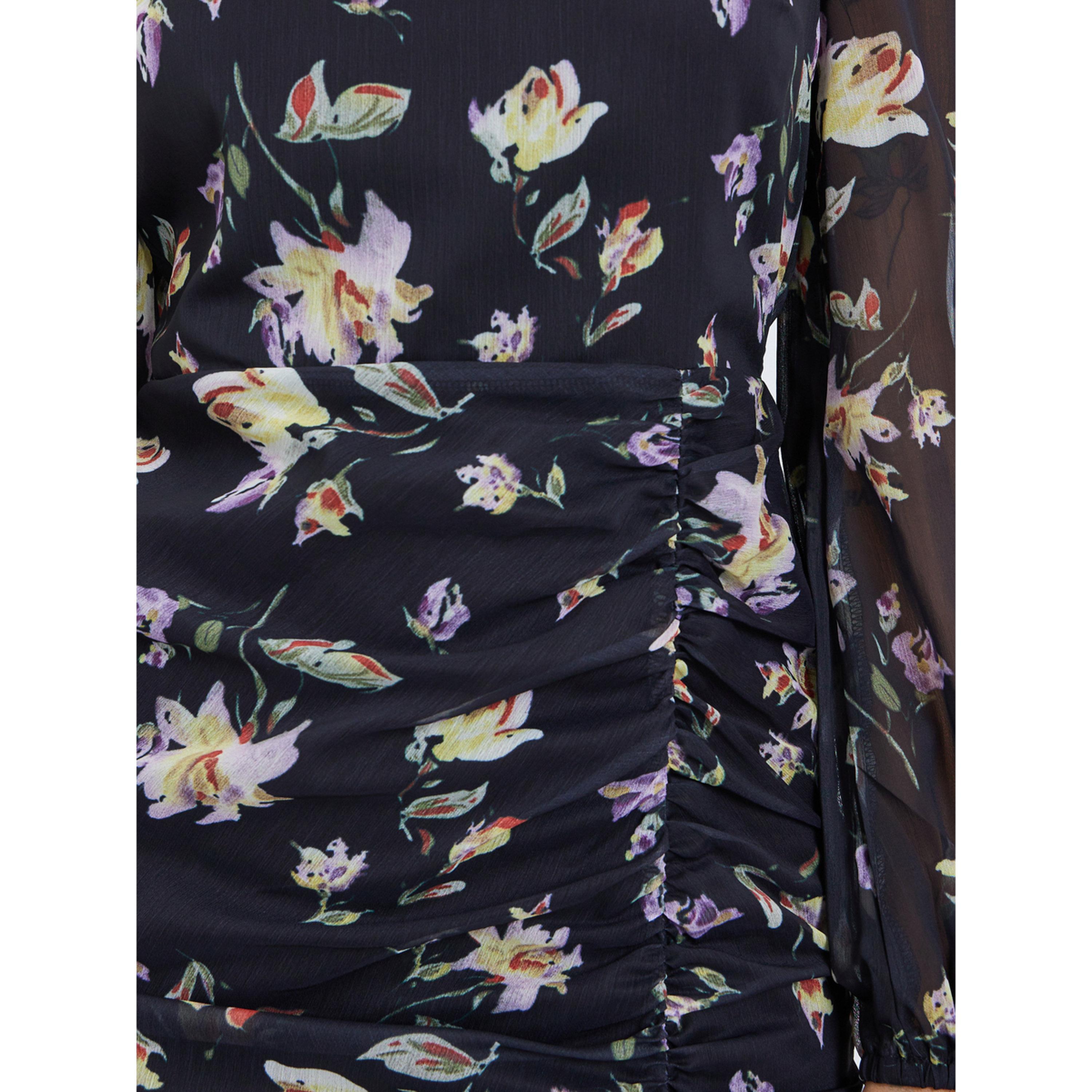 Styli Women Floral Print Ruffled Hem Maxi Dress-women-clothing-dresses-image-5