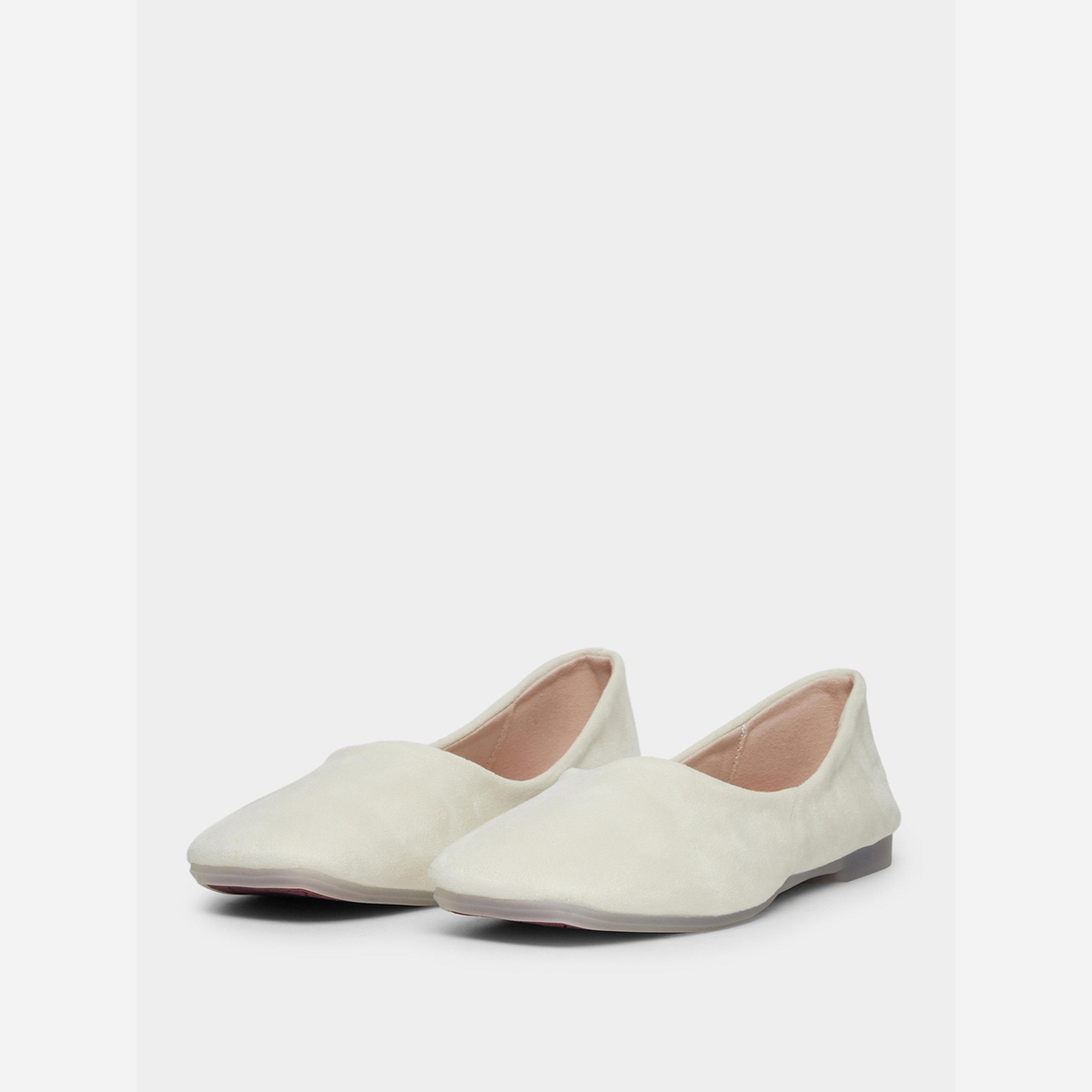 تيك تو - حذاء باليه لون بيج ذو مقدمة مدببة-women-shoes-sandals-flats-image-1