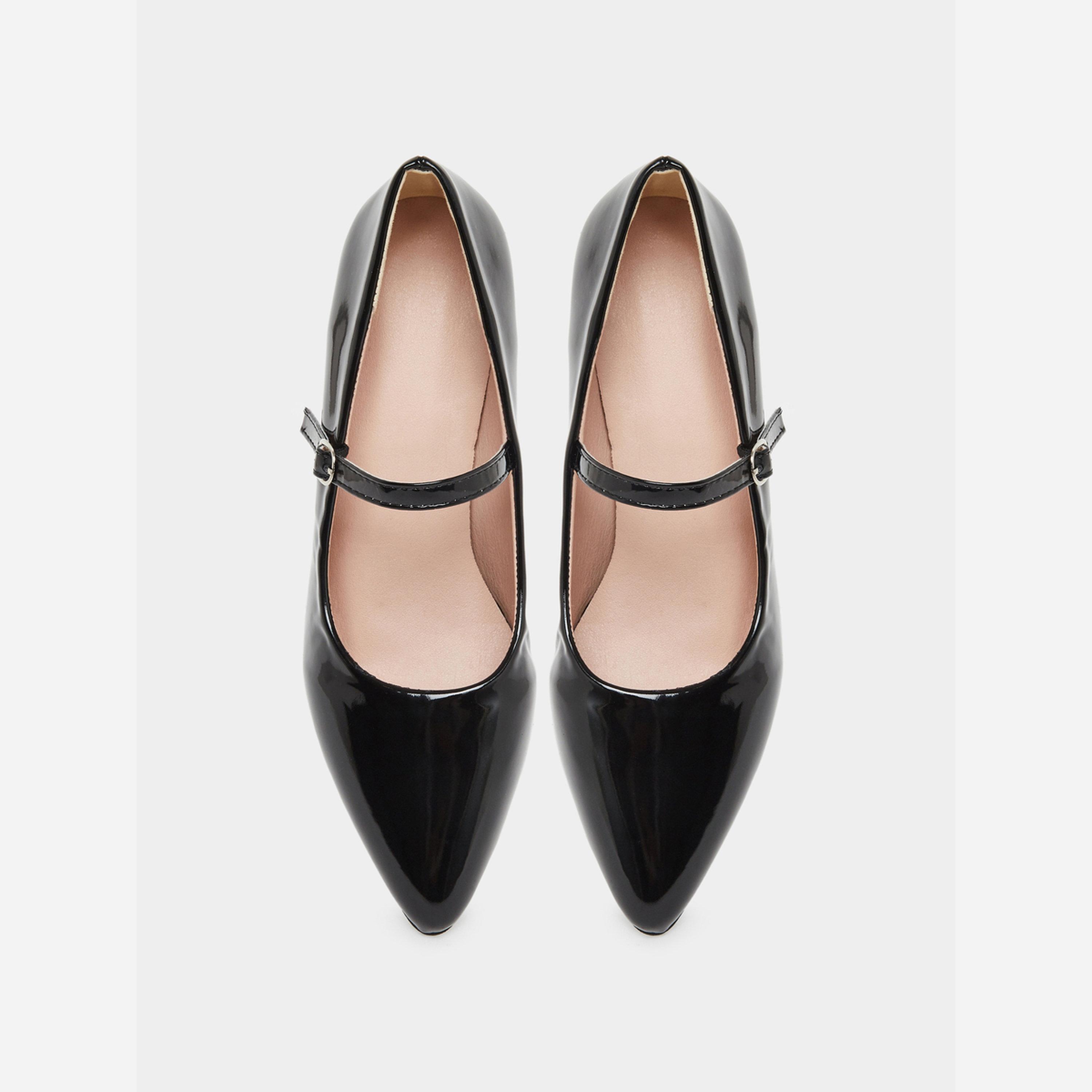 تيك تو - حذاء نسائي جلد لون أسود-women-shoes-sandals-heeled-image-5
