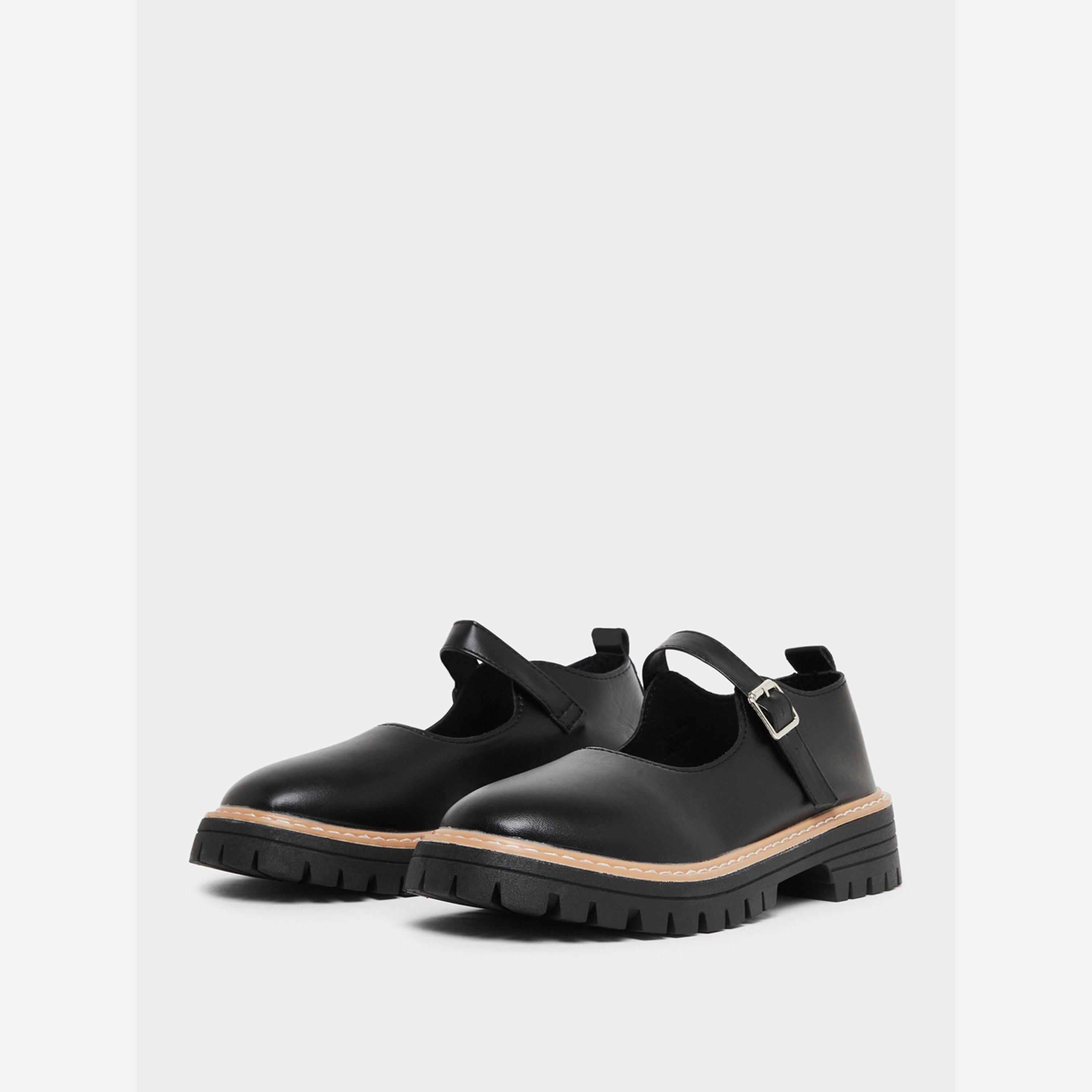 تيك تو - حذاء رياضي ذو نعل سميك بمشبك معدني بألوان متداخلة-women-shoes-loafersandmoccasins-image-1
