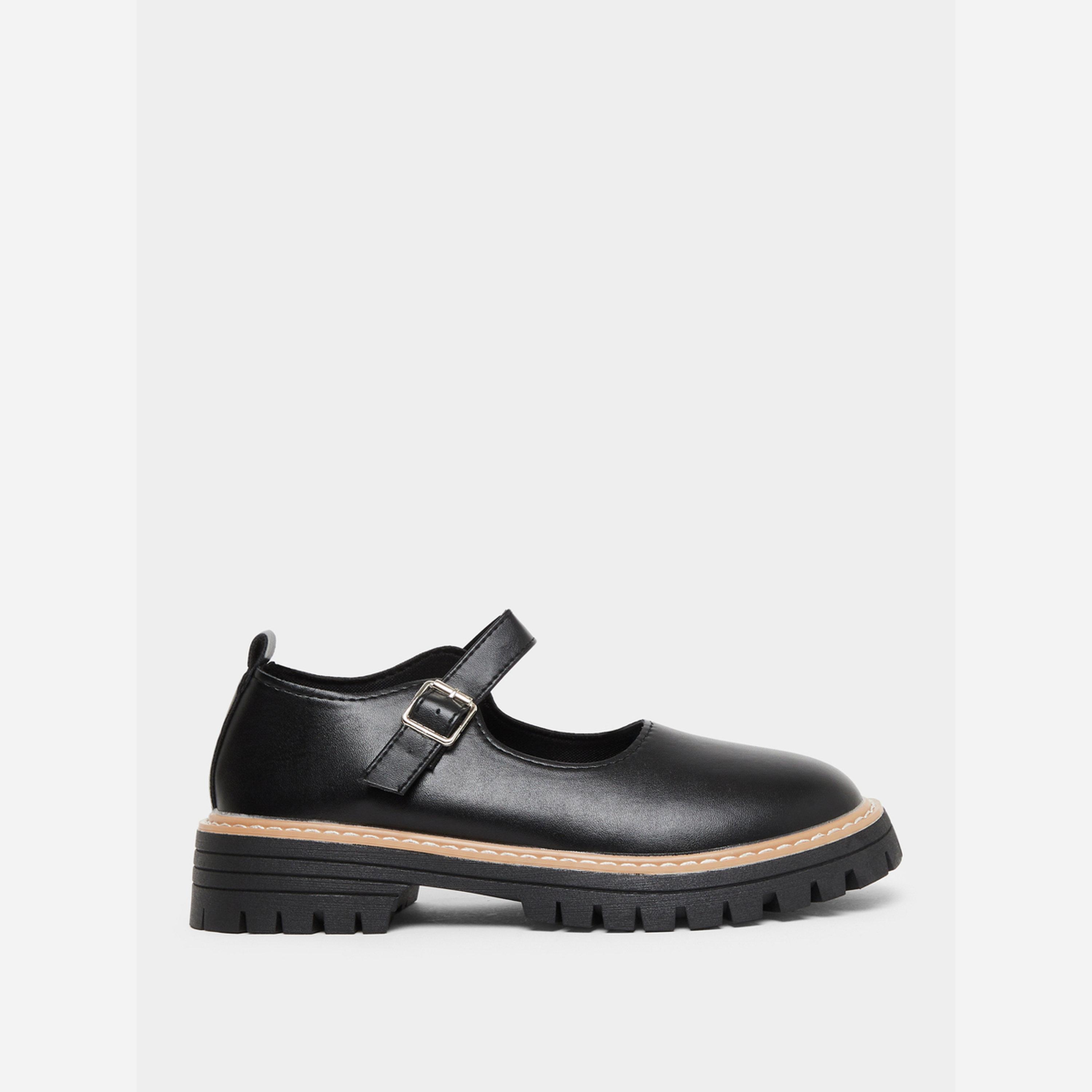 تيك تو - حذاء رياضي ذو نعل سميك بمشبك معدني بألوان متداخلة-women-shoes-loafersandmoccasins-image-2