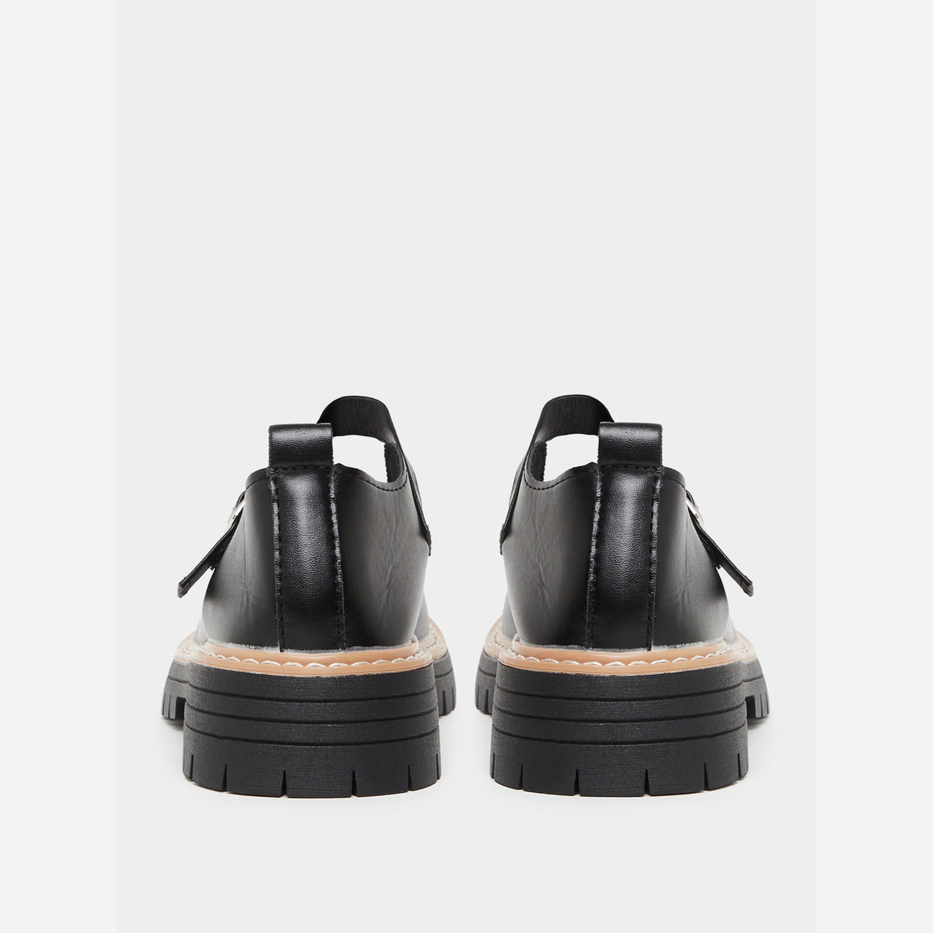 تيك تو - حذاء رياضي ذو نعل سميك بمشبك معدني بألوان متداخلة-women-shoes-loafersandmoccasins-image-4