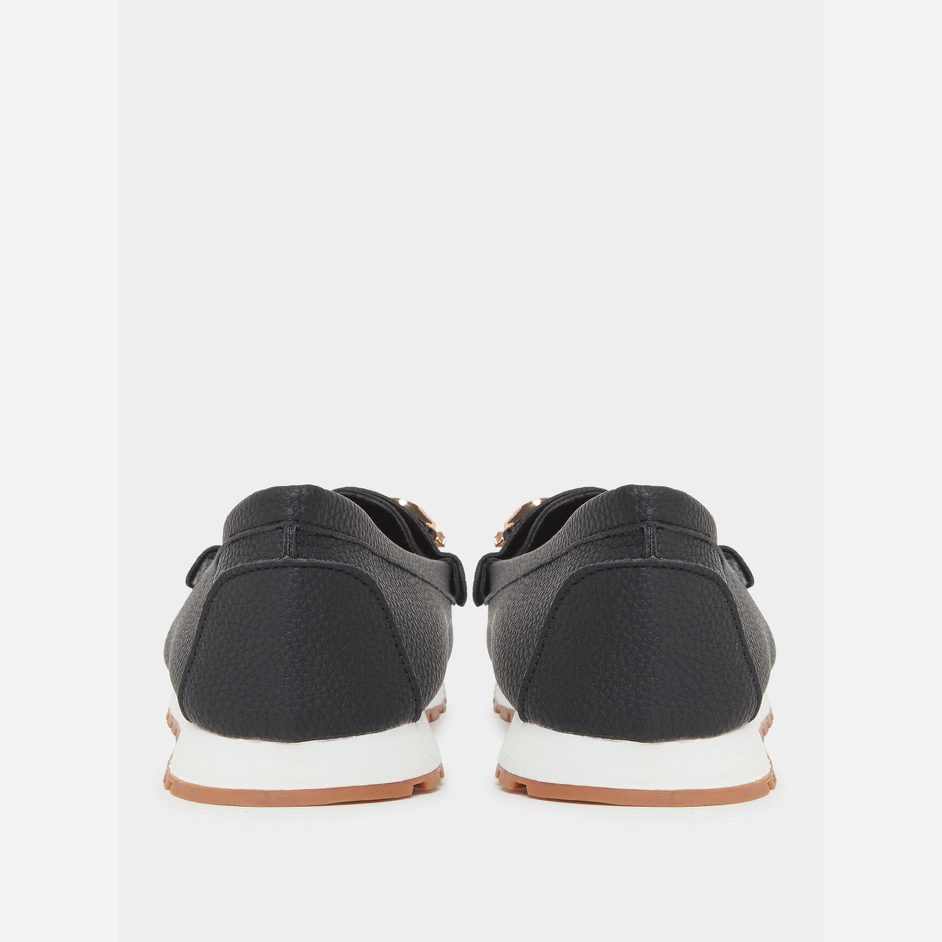 Take Two Women Black Chain Detail Loafers-women-shoes-loafersandmoccasins-image-4
