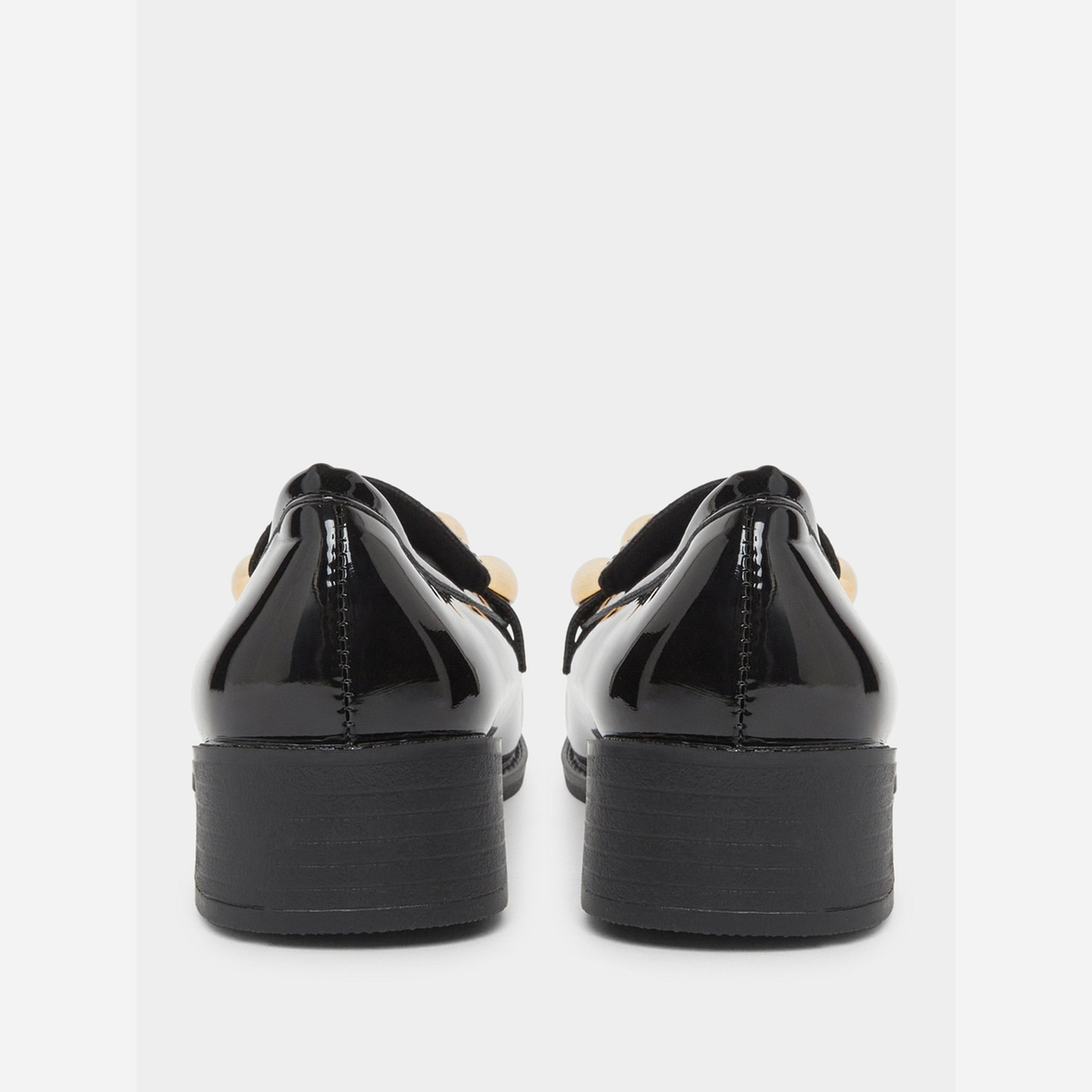 Take Two Black Embellished Patent Leather Loafers-women-shoes-loafersandmoccasins-image-4