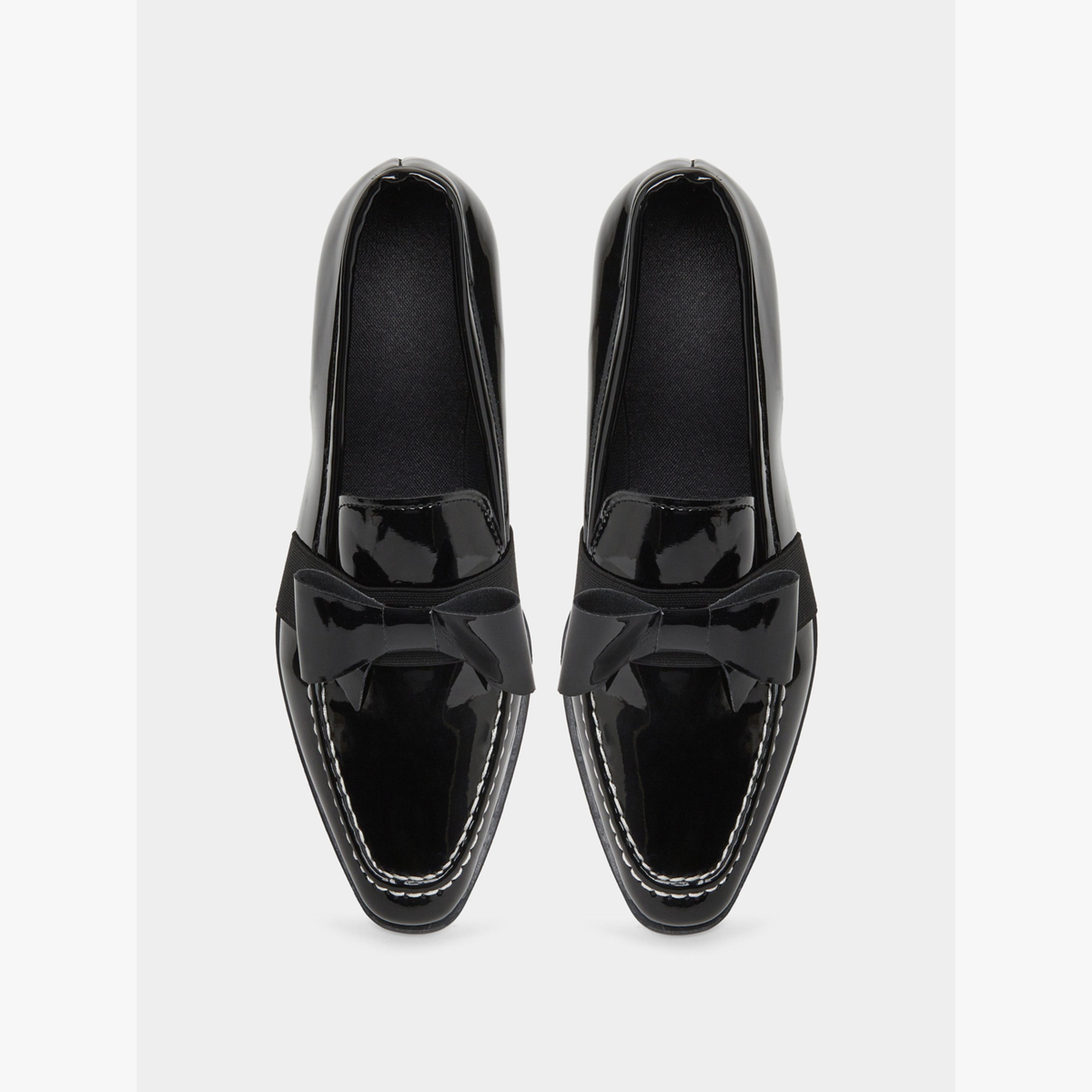 لوفرز جلد لامعة مزينة بفيونكة-women-shoes-flats-loafers-image-5