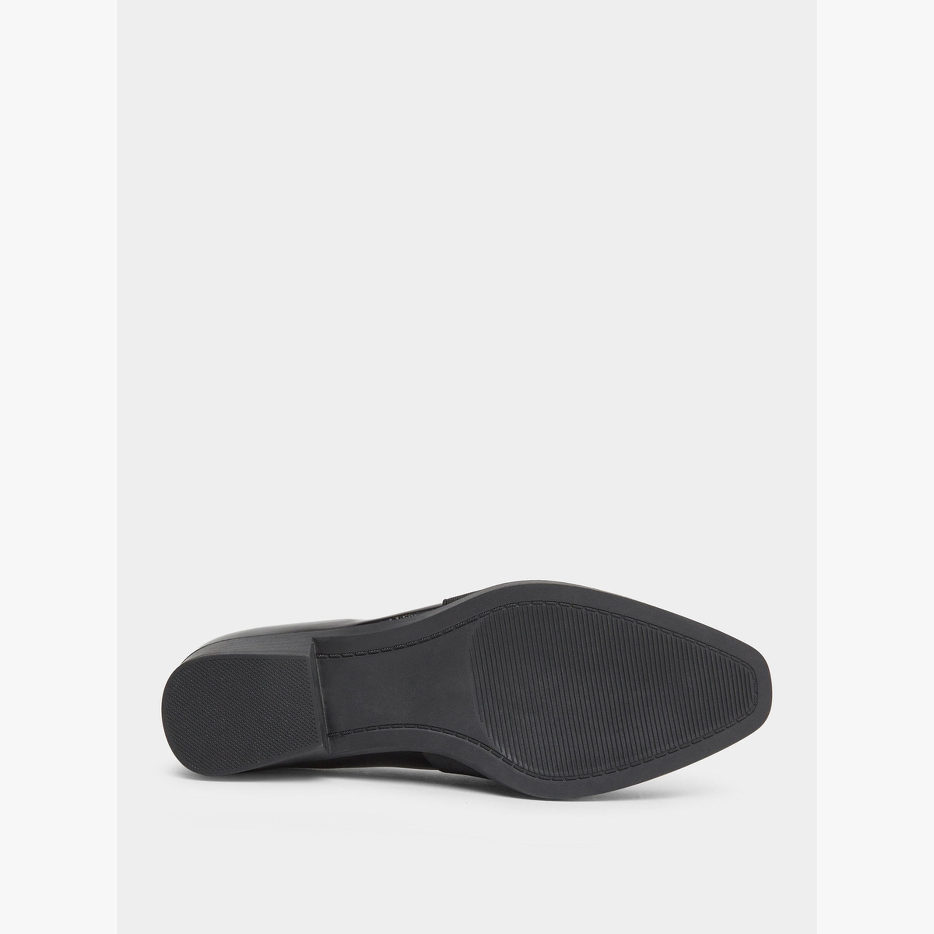 Take Two Solid Bow Detail Patent Leather Loafers-women-shoes-flats-loafers-image-6