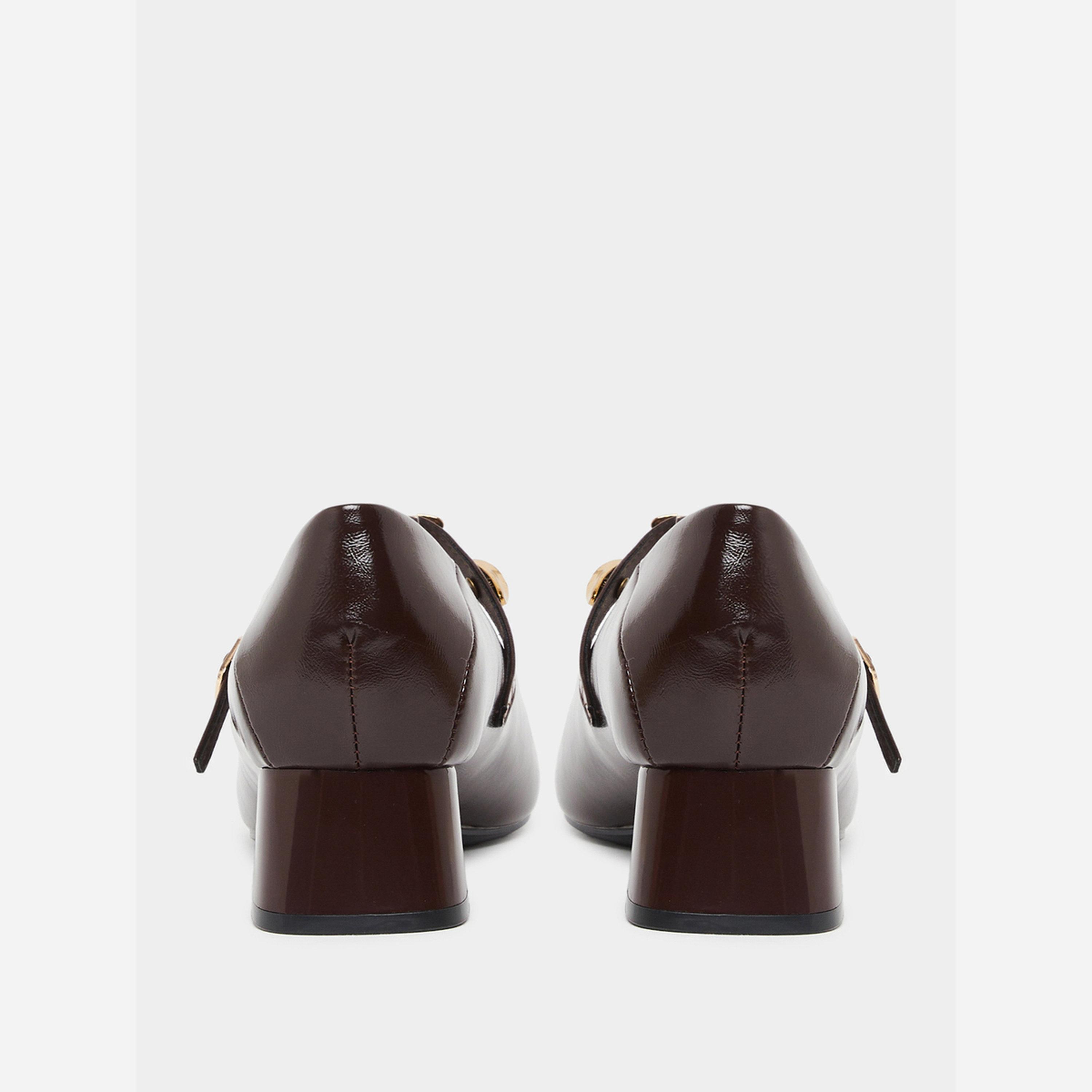 تيك تو - حذاء جلد لامع بمشبك-women-shoes-loafersandmoccasins-image-4
