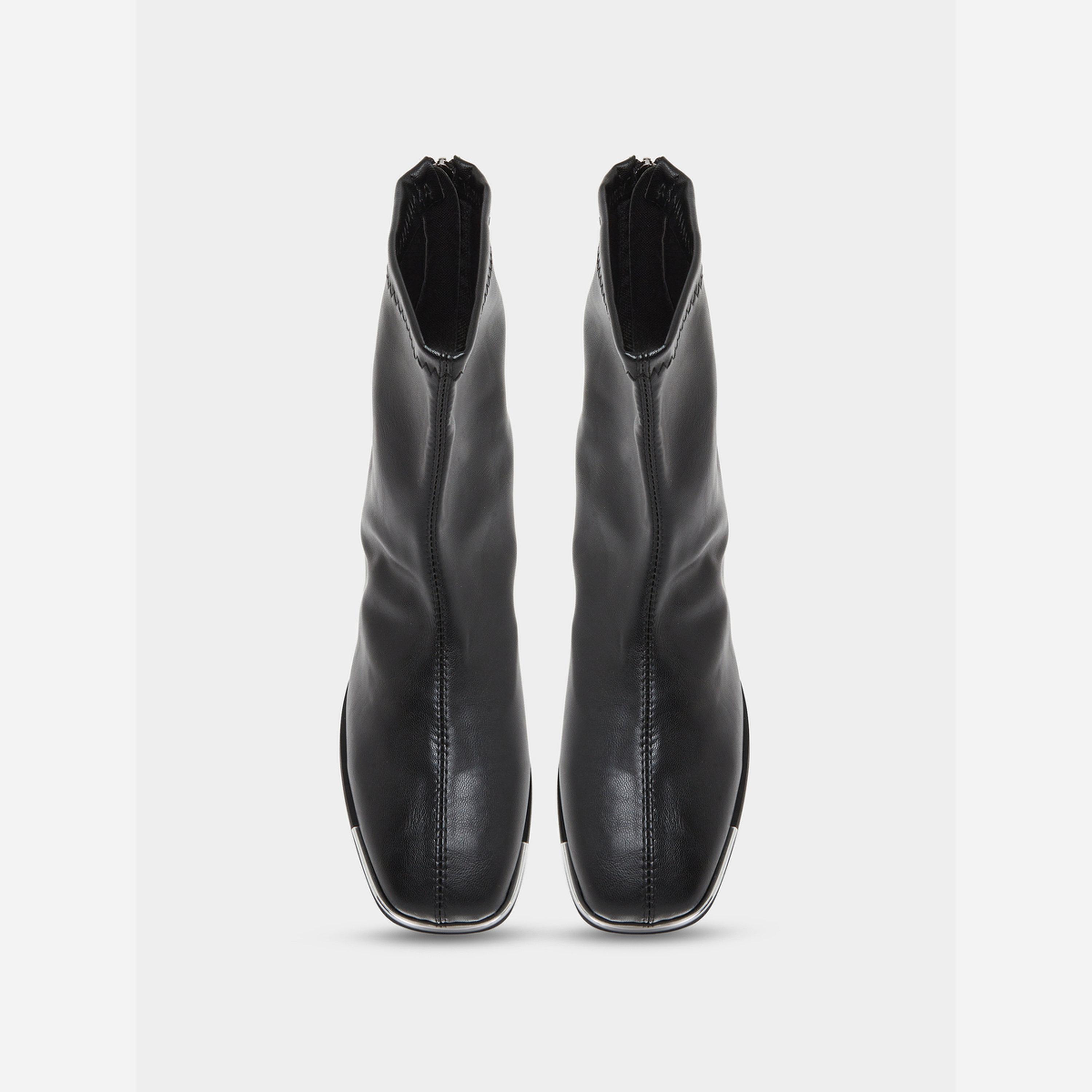 Take Two Women Black Pointed Toe Ankle Boots-women-shoes-boots-image-5