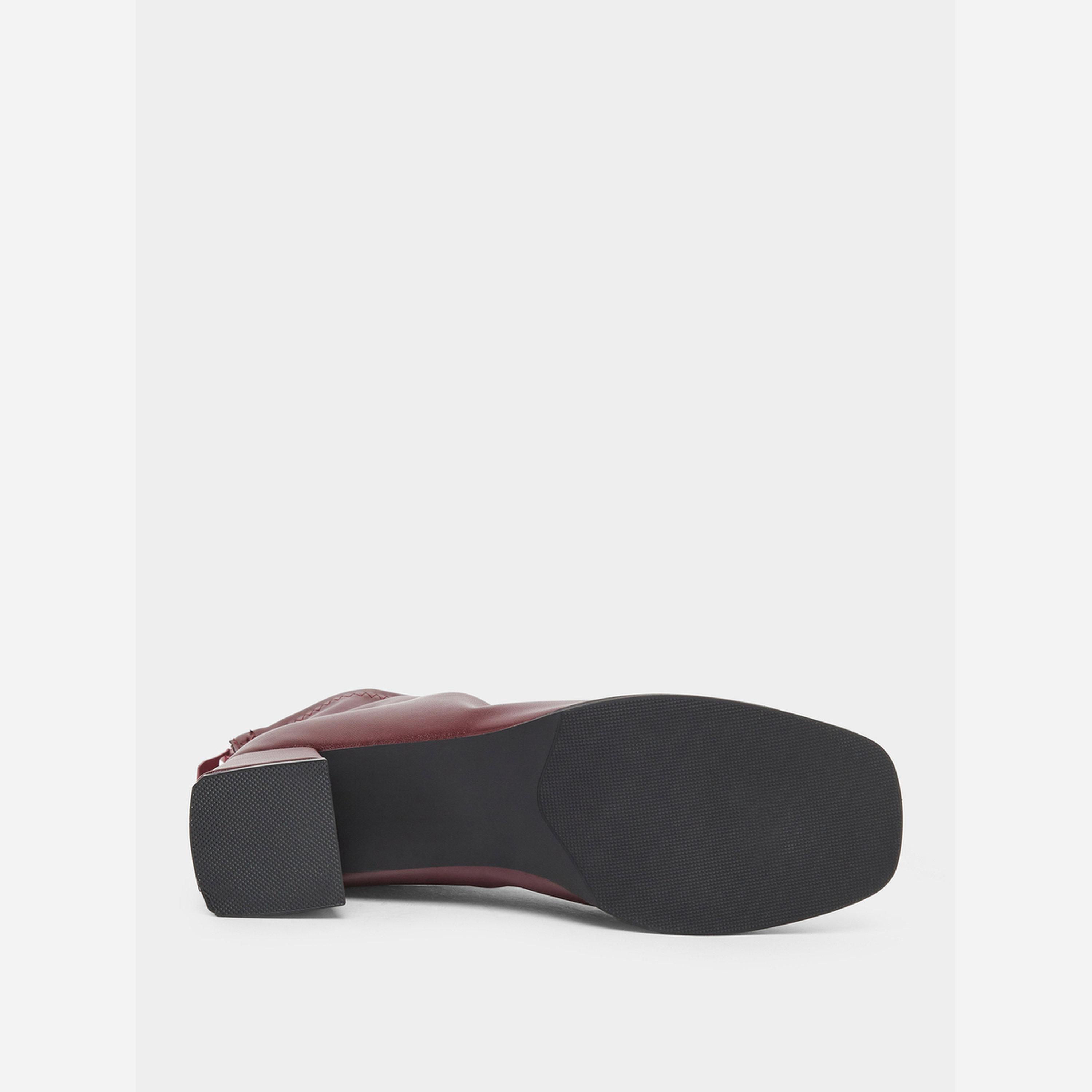 Take Two Women Burgundy Pointed Toe Ankle Boots-women-shoes-boots-image-6