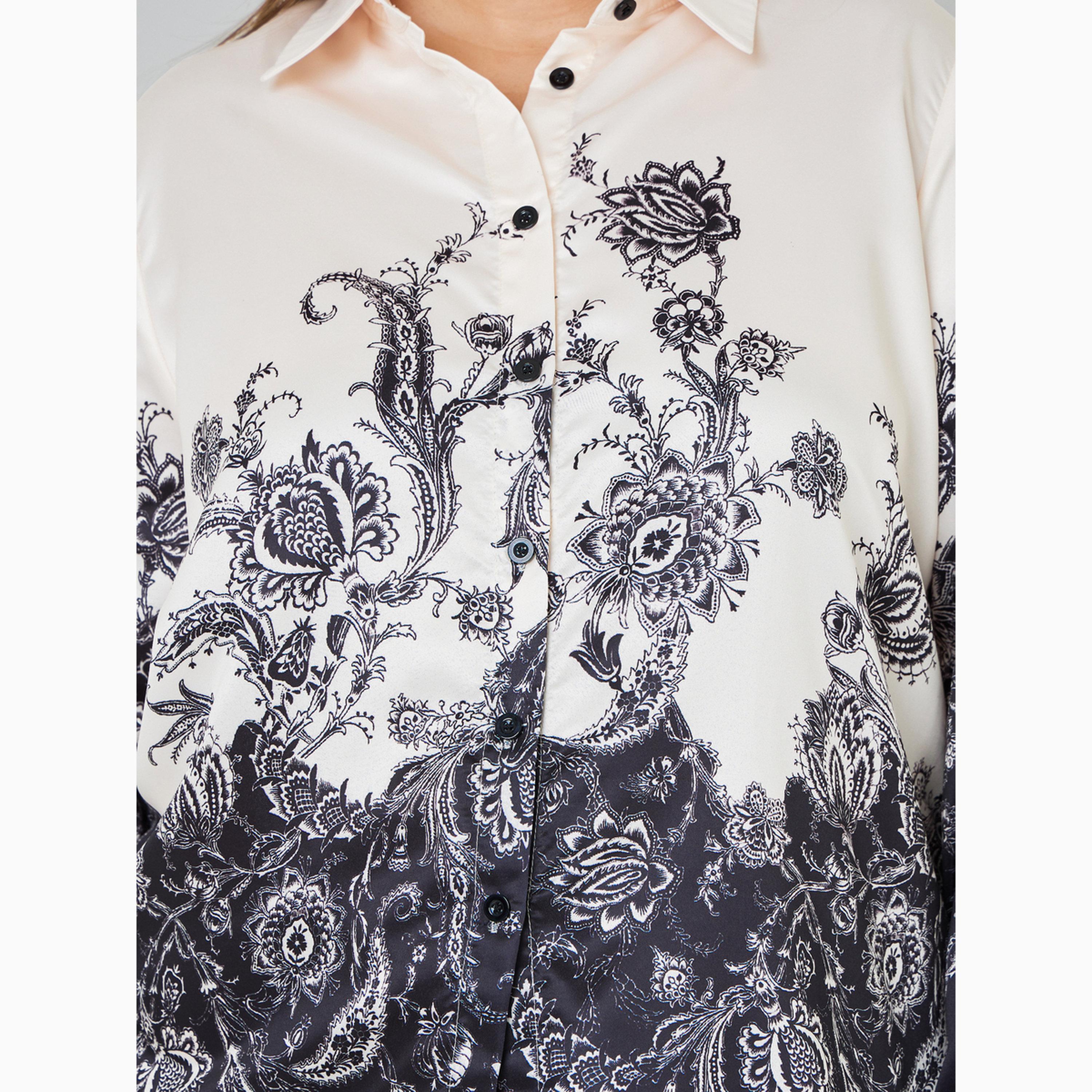 Styli Plus Size Paisley Print Long Sleeve Shirt-women-clothing-shirtsandblouses-shirts-image-4