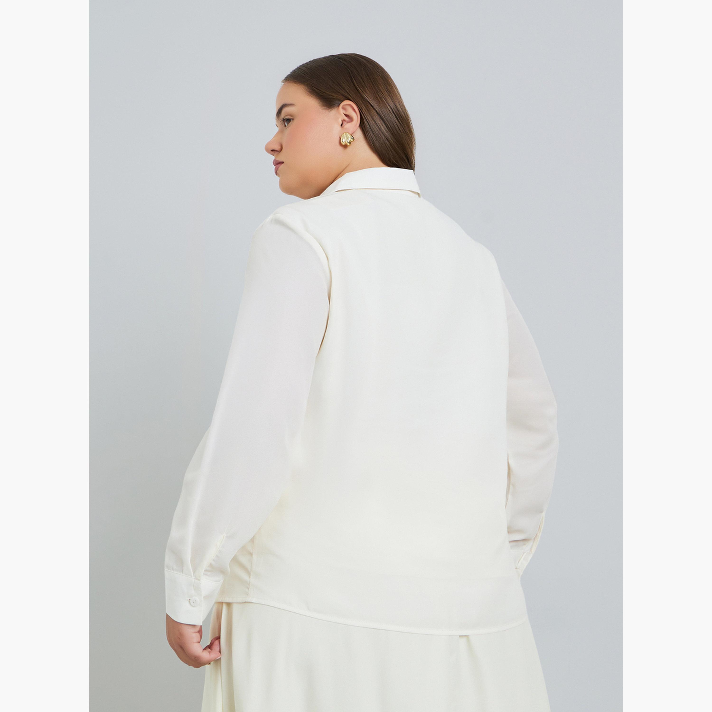 بلوزة بمقاس كبير بطبعة زهور-women-clothing-shirtsandblouses-shirts-image-4