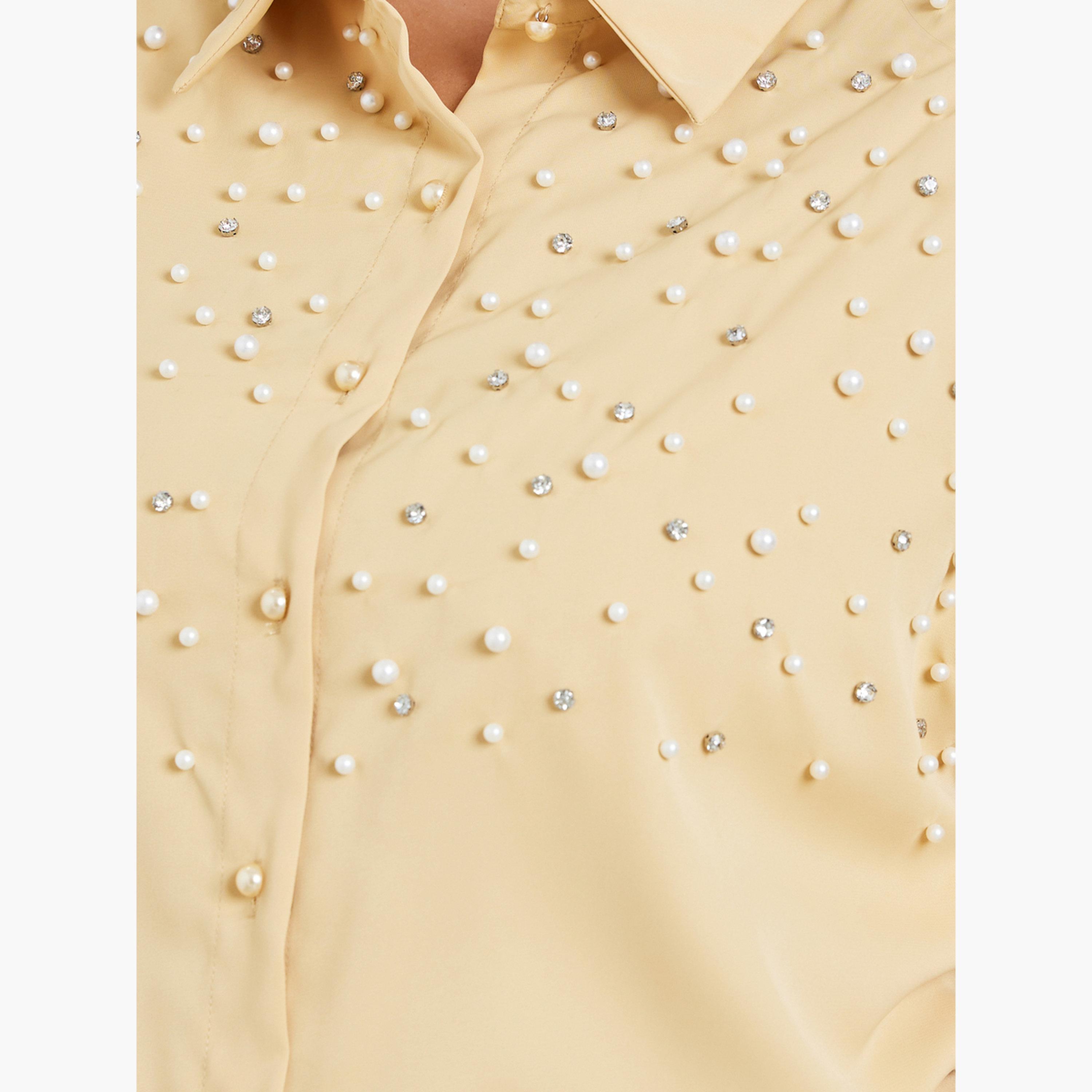 بلوزة بمقاس كبير مرصعة بحجر الراين-women-clothing-shirtsandblouses-shirts-image-4