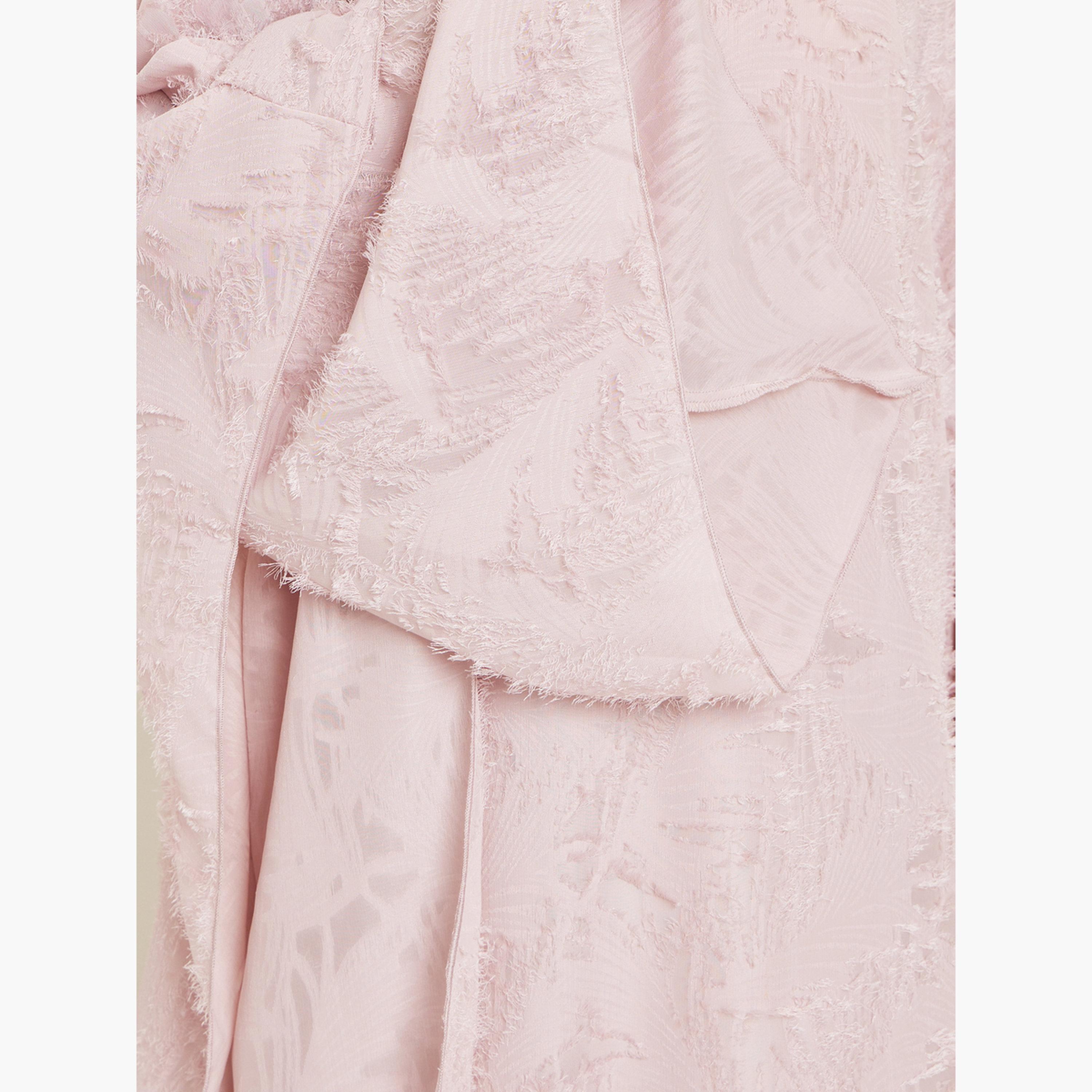 قفطان طويل بقماش بارز-women-arabicclothing-kaftan-image-4