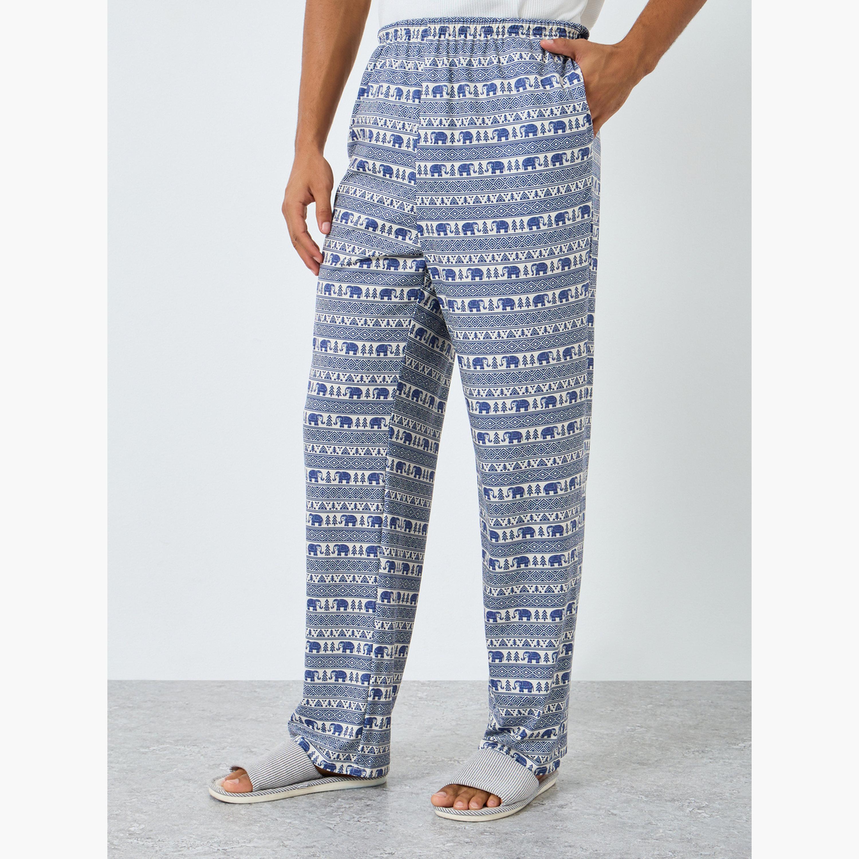 Styli Men Relaxed Fit All Over Print Pyjama-men-clothing-nightwear-pyjamaandshorts-image-1